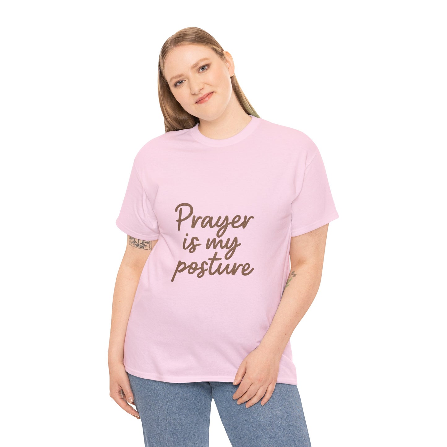 Prayer Is My Posture T-Shirt – Faith-Inspired Christian Unisex Tee