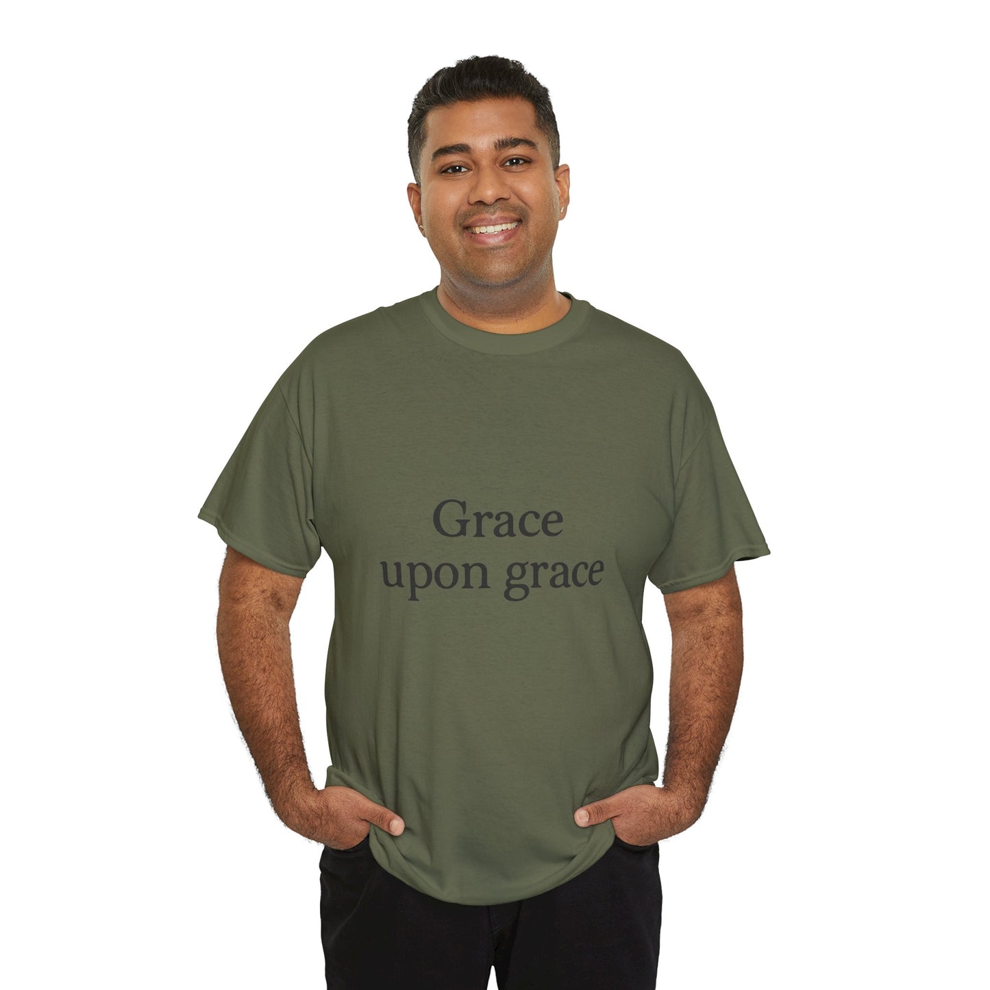 Grace Upon Grace T-Shirt – Elegant Christian Faith Unisex Tee
