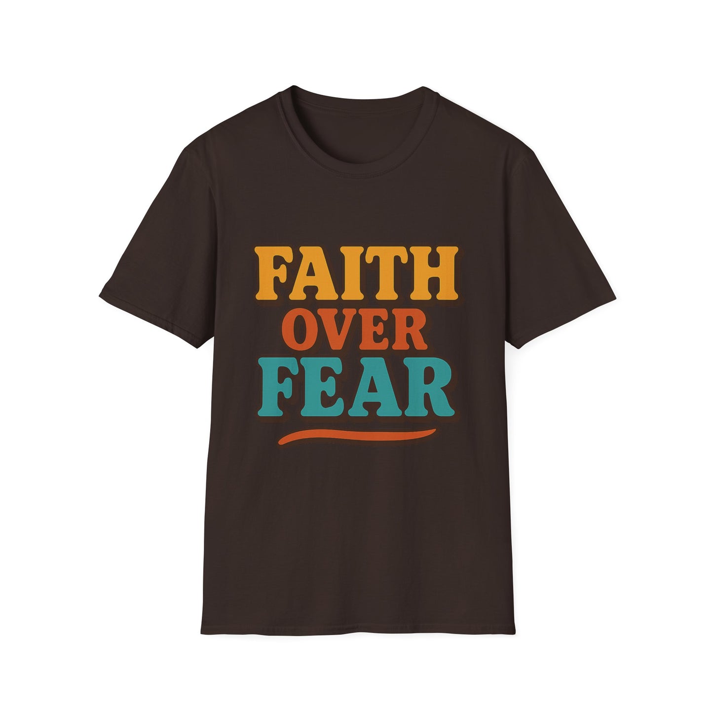 Faith Over Fear Christian T-Shirt – Softstyle Unisex Inspirational Tee for Women & Men.
