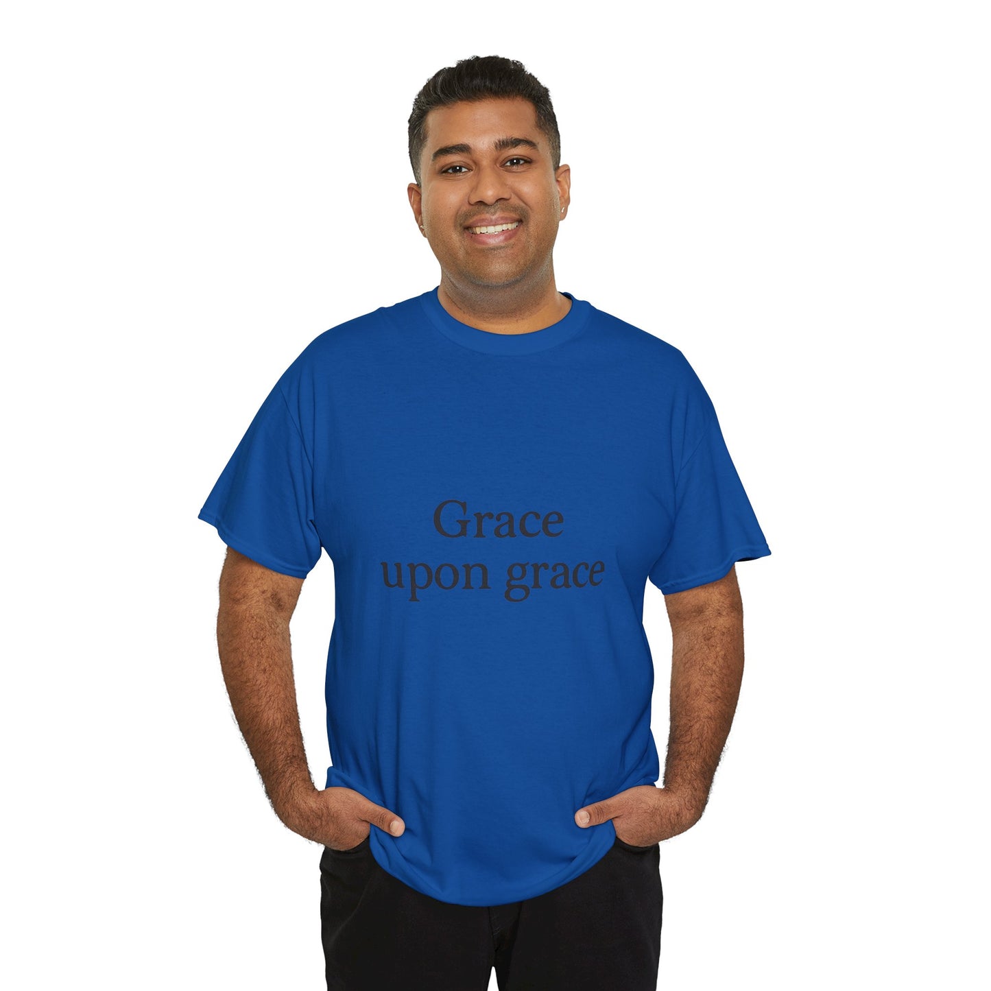 Grace Upon Grace T-Shirt – Elegant Christian Faith Unisex Tee