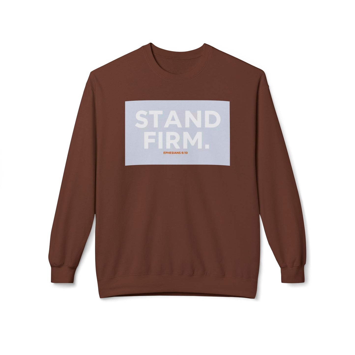 “Stand firm” Crewneck Sweatshirt – Unisex Christian Apparel