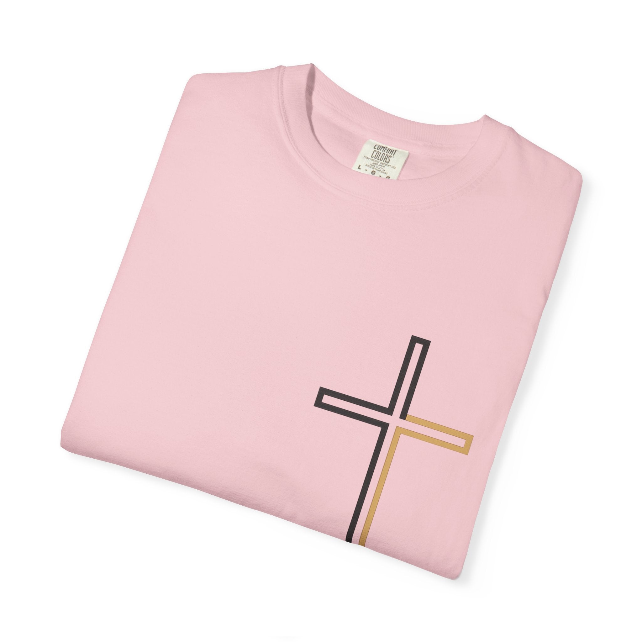 Christian Cross T-Shirt — “There Is Power in the Name of Jesus” Faith Tee | Premium Inspirational Shirt by Lexad Designs