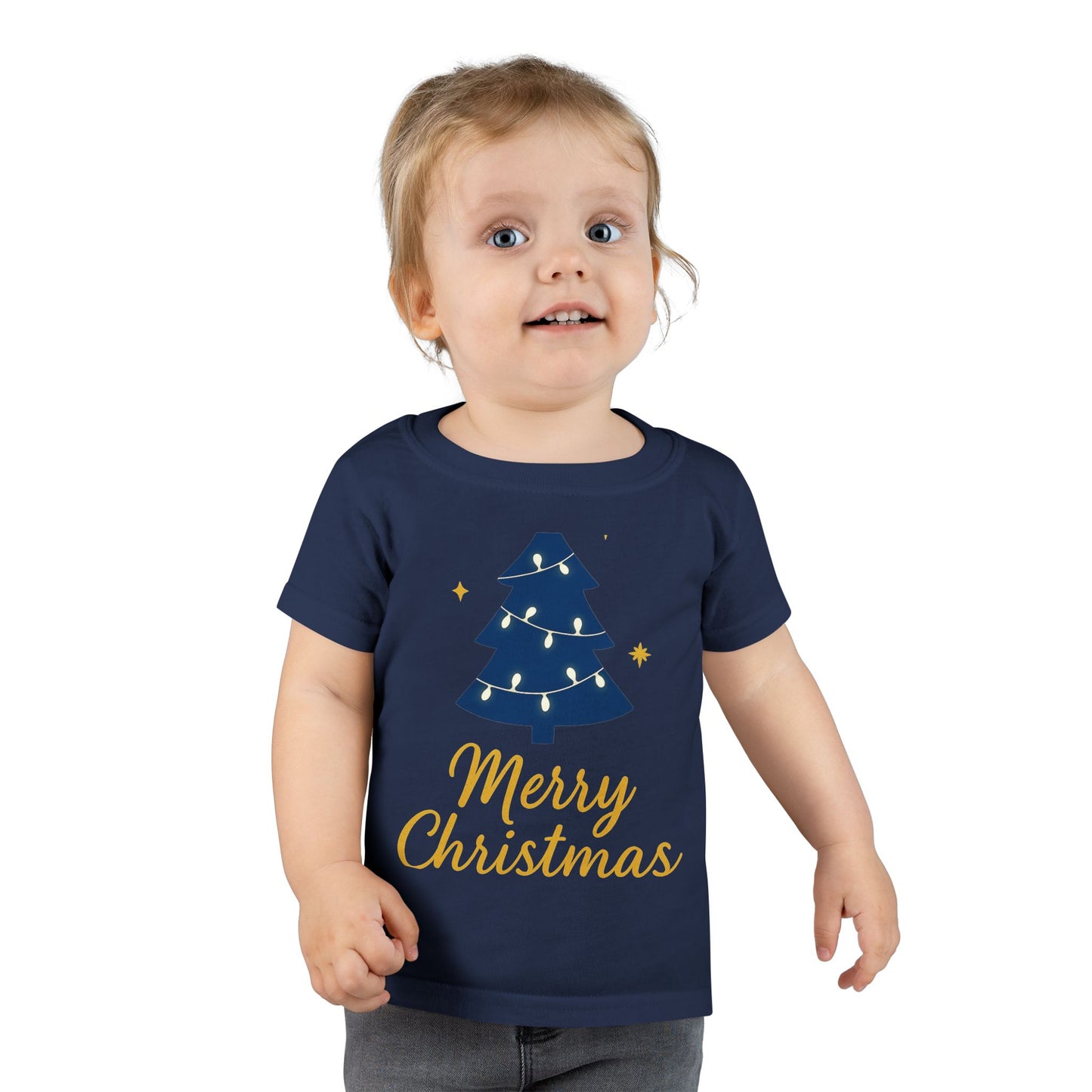 Merry Christmas Toddler T-Shirt – Christian Holiday Tee for Little Ones