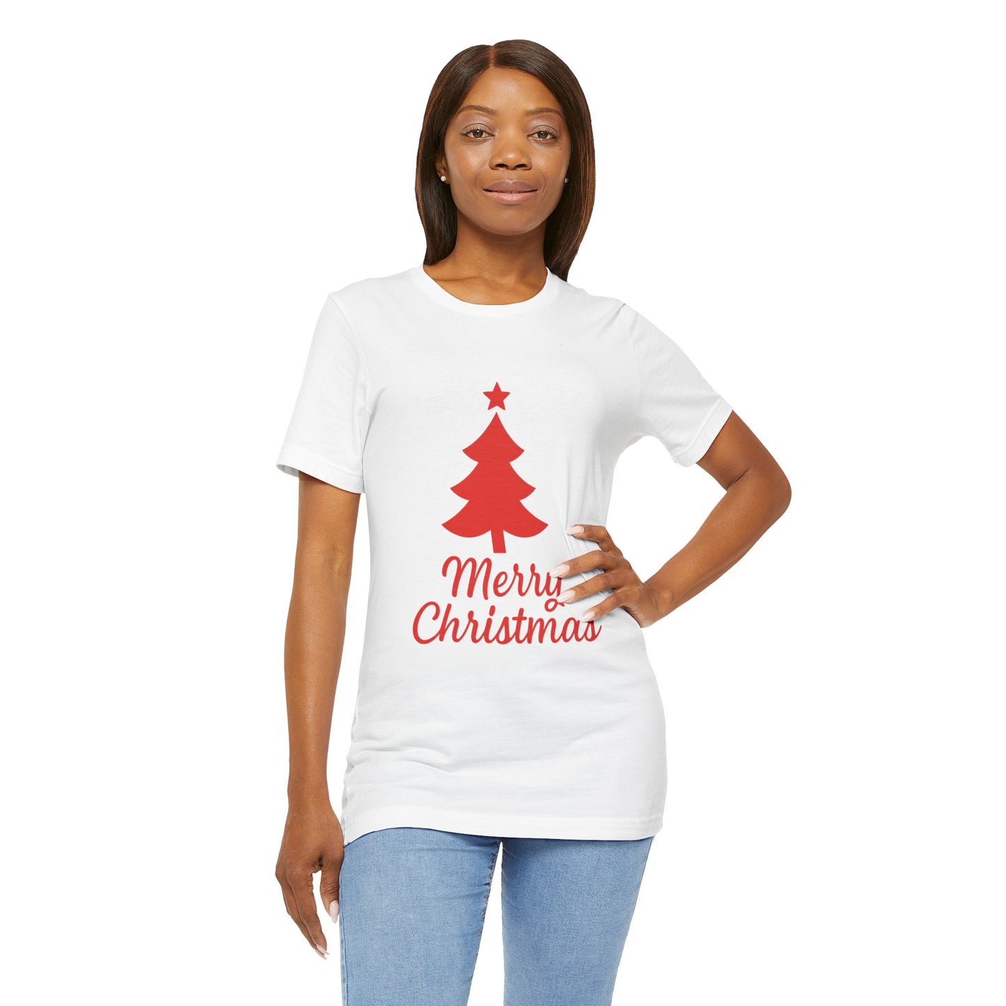 Merry Christmas Unisex Heavy Cotton Tee – Faith-Inspired Holiday Shirt