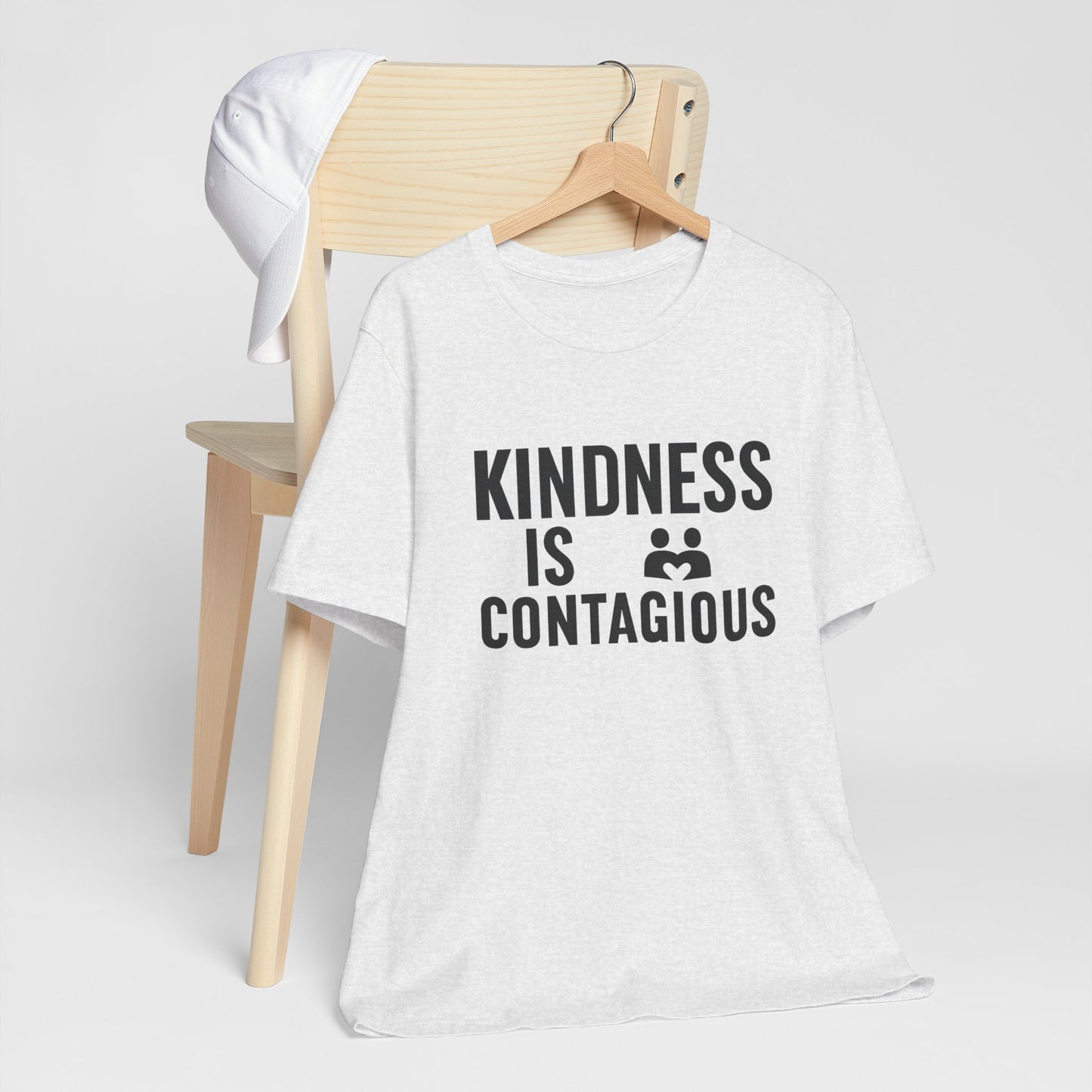 Kindness is Contagious Unisex T-Shirt | Soft Jersey Short Sleeve