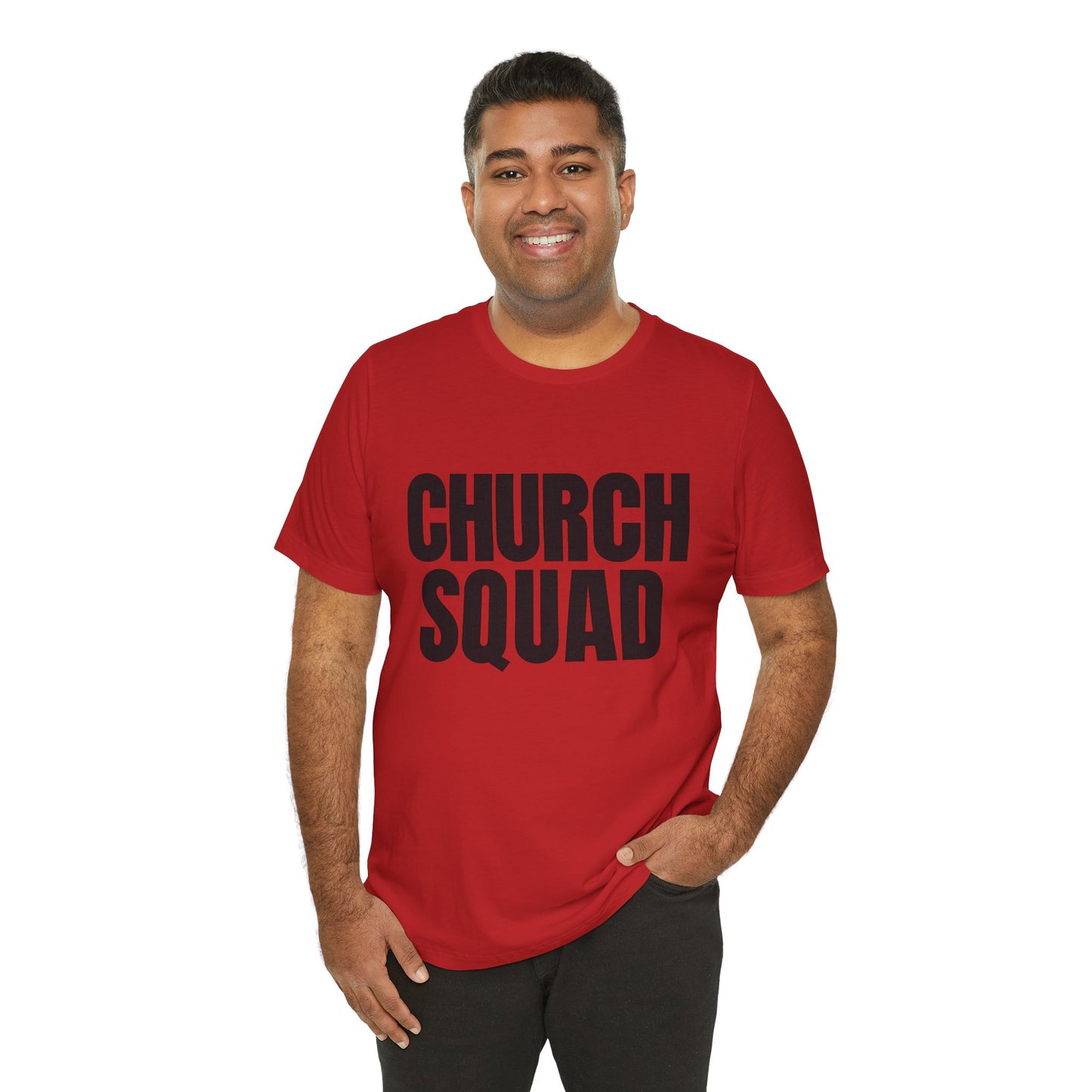 Church Squad Unisex Tee, Christian Apparel, Group Outing Shirt, Faith-Based Gift, Church Events Clothing