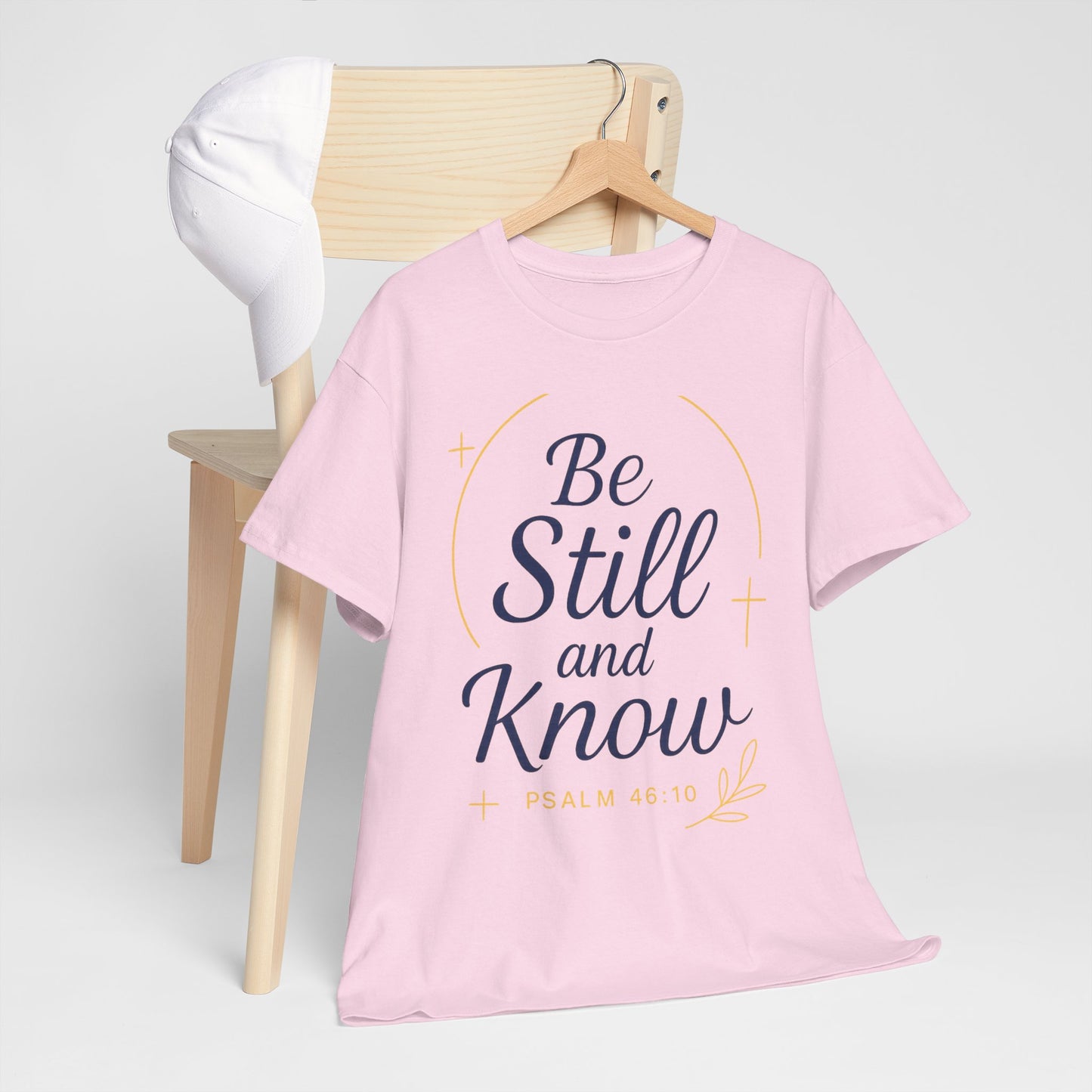 Unisex Heavy Cotton Tee - Be Still and Know Shirt, Inspirational Apparel for Mindfulness, Perfect Gift for Spiritual Gatherings, Bible [...]