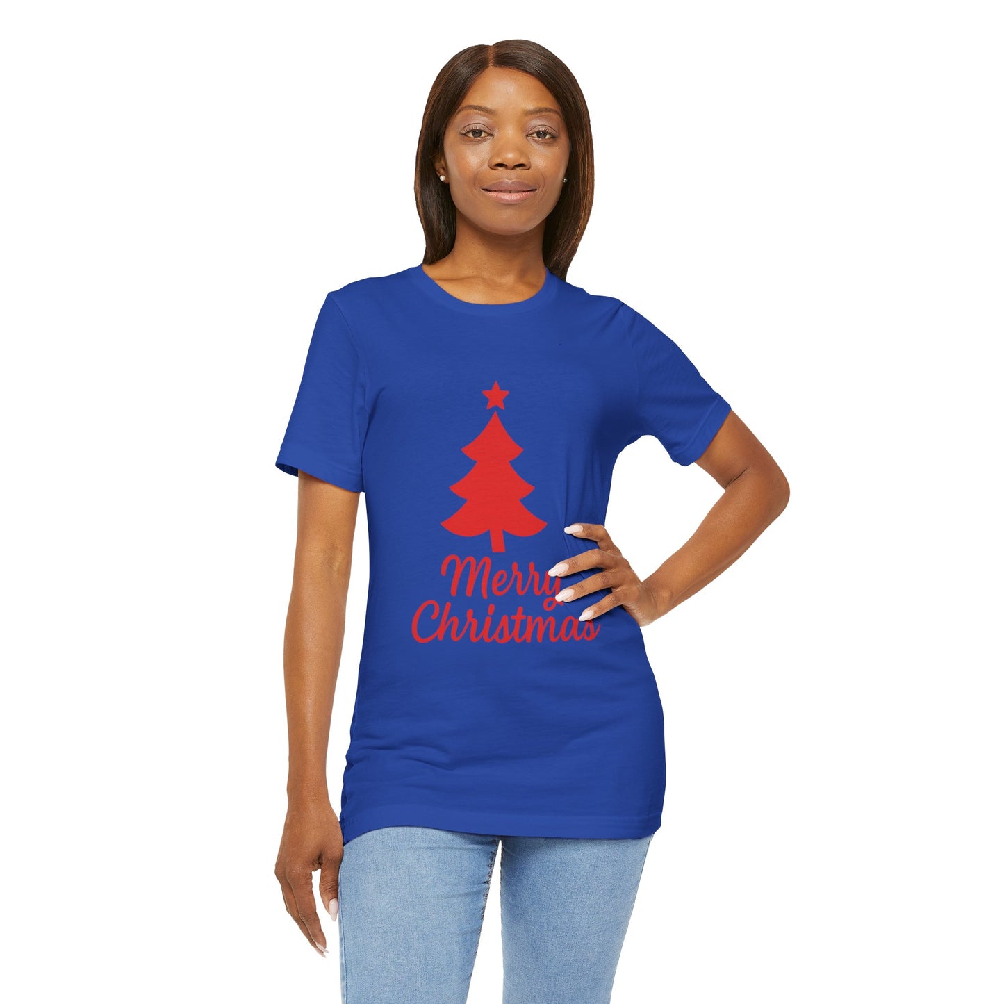 Merry Christmas Unisex Heavy Cotton Tee – Faith-Inspired Holiday Shirt