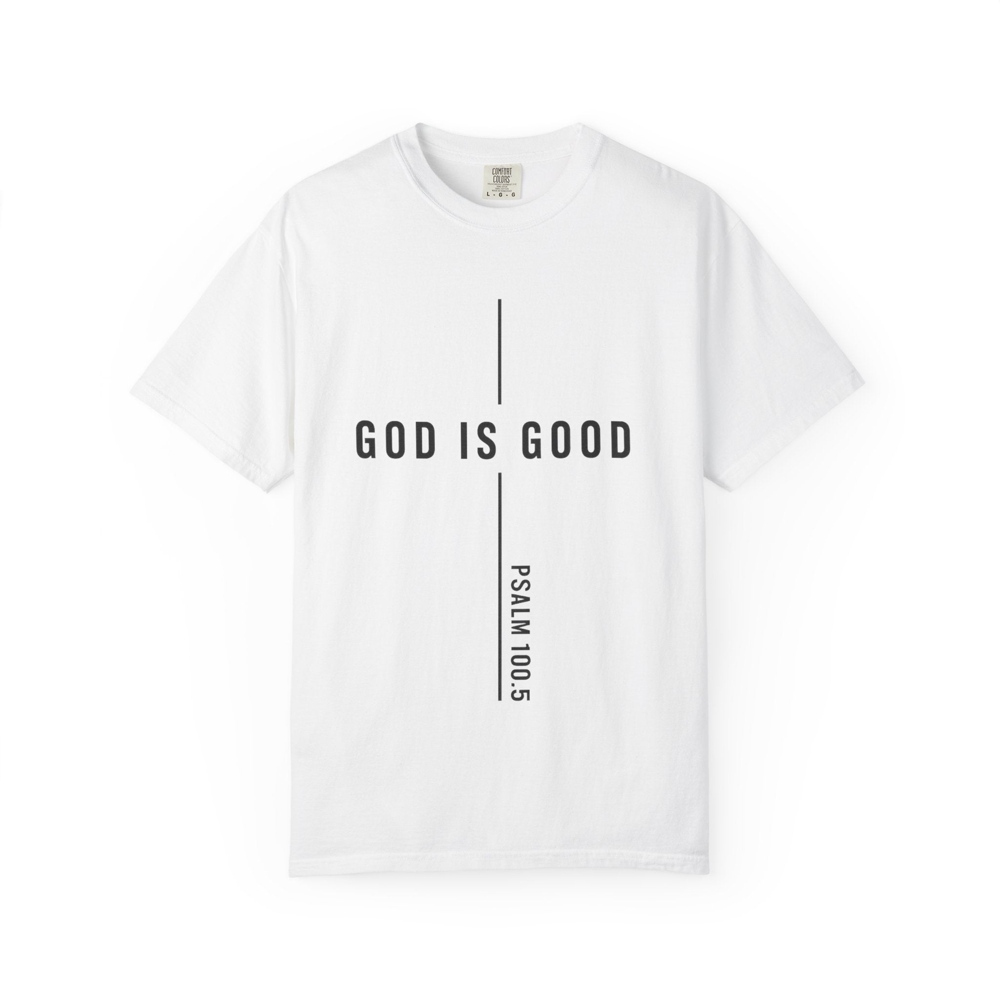 God Is Good – Psalm 100:5” Faith Tee – Premium Comfort Colors® Vintage Christian Shirt | Lexad Designs