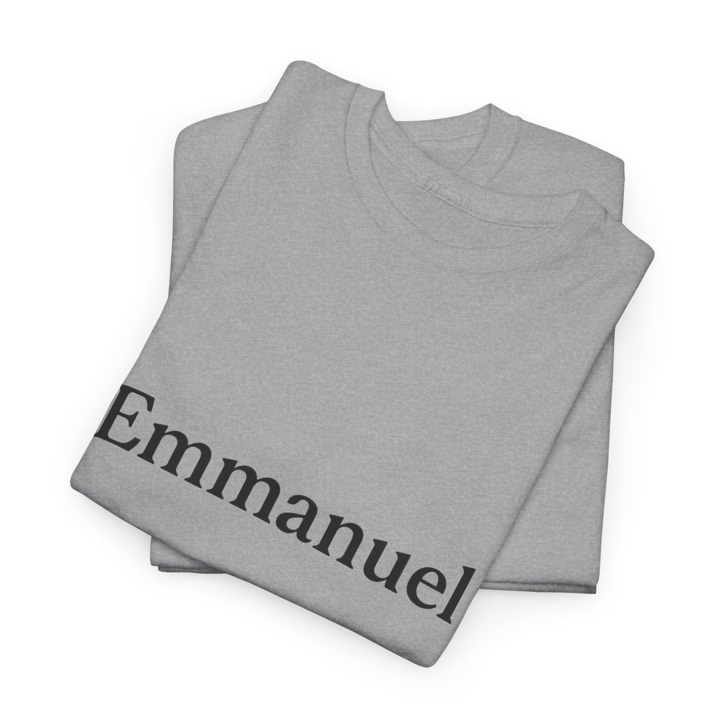 Emmanuel T-Shirt – God With Us Christian Faith Unisex Tee