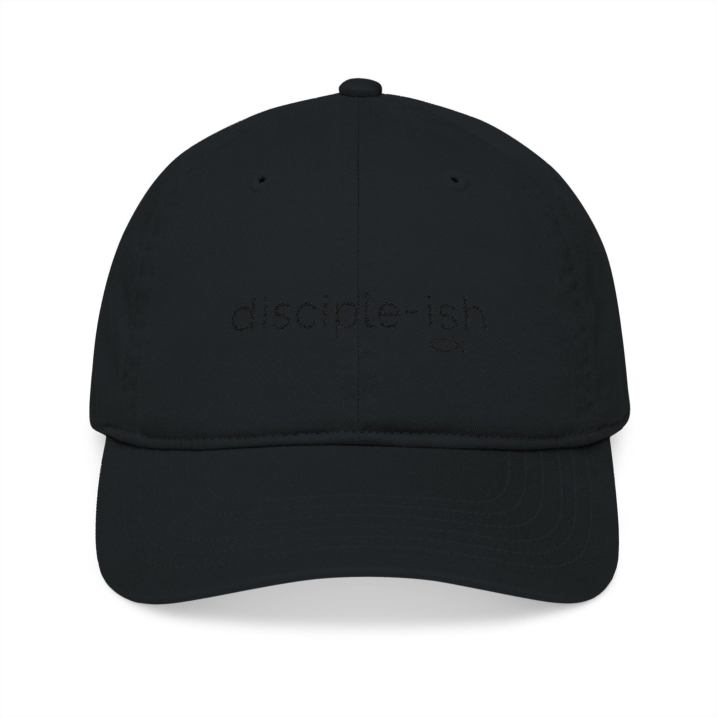 Disciple-ish Organic Hat – Funny Christian Cap for Imperfect Believers.
