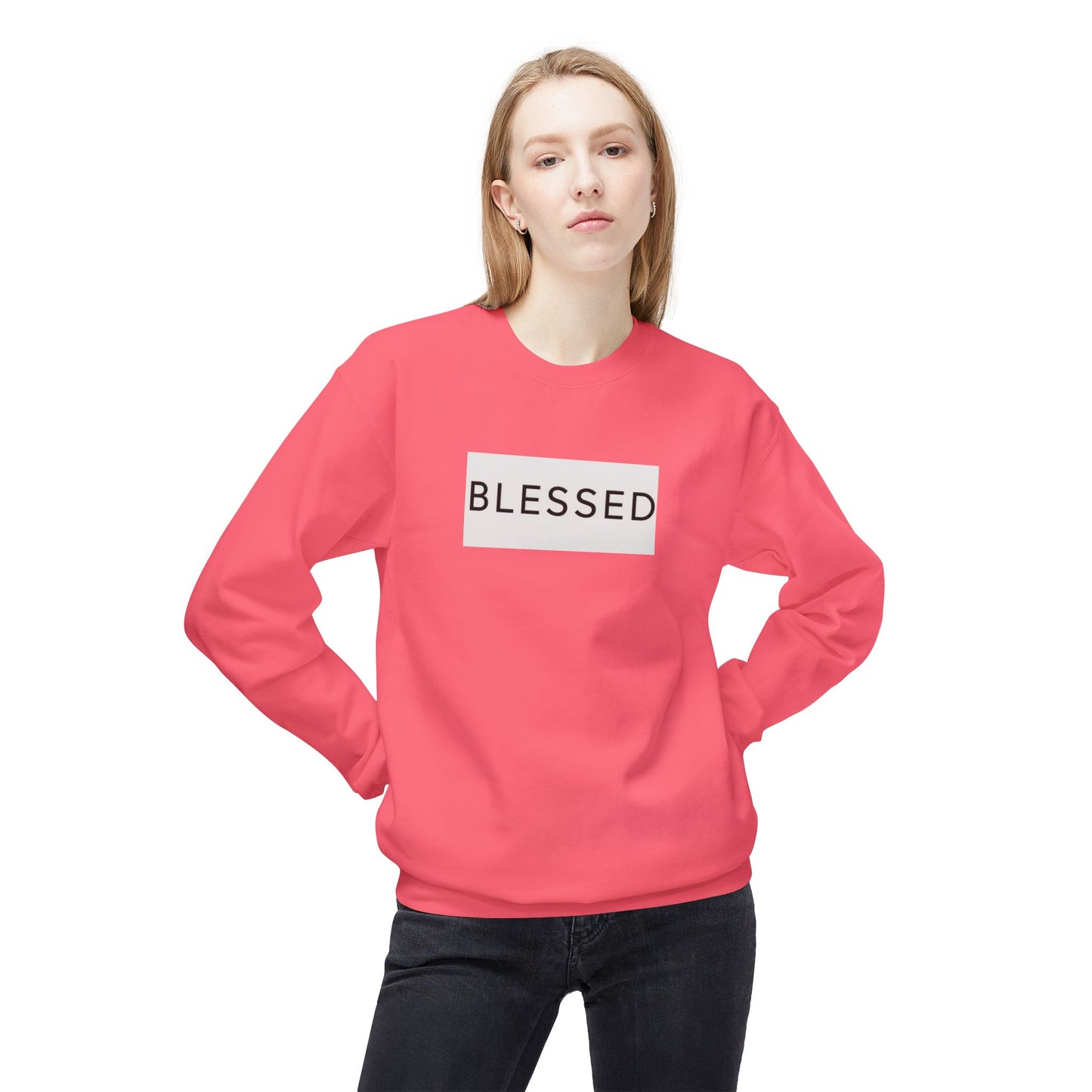 “Blessed” Crewneck Sweatshirt – Unisex Christian Apparel
