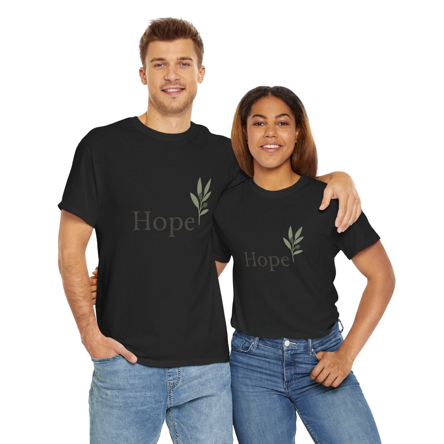 Hope T-Shirt – Christian Faith Unisex  Heavy CottonTee with Inspirational Message