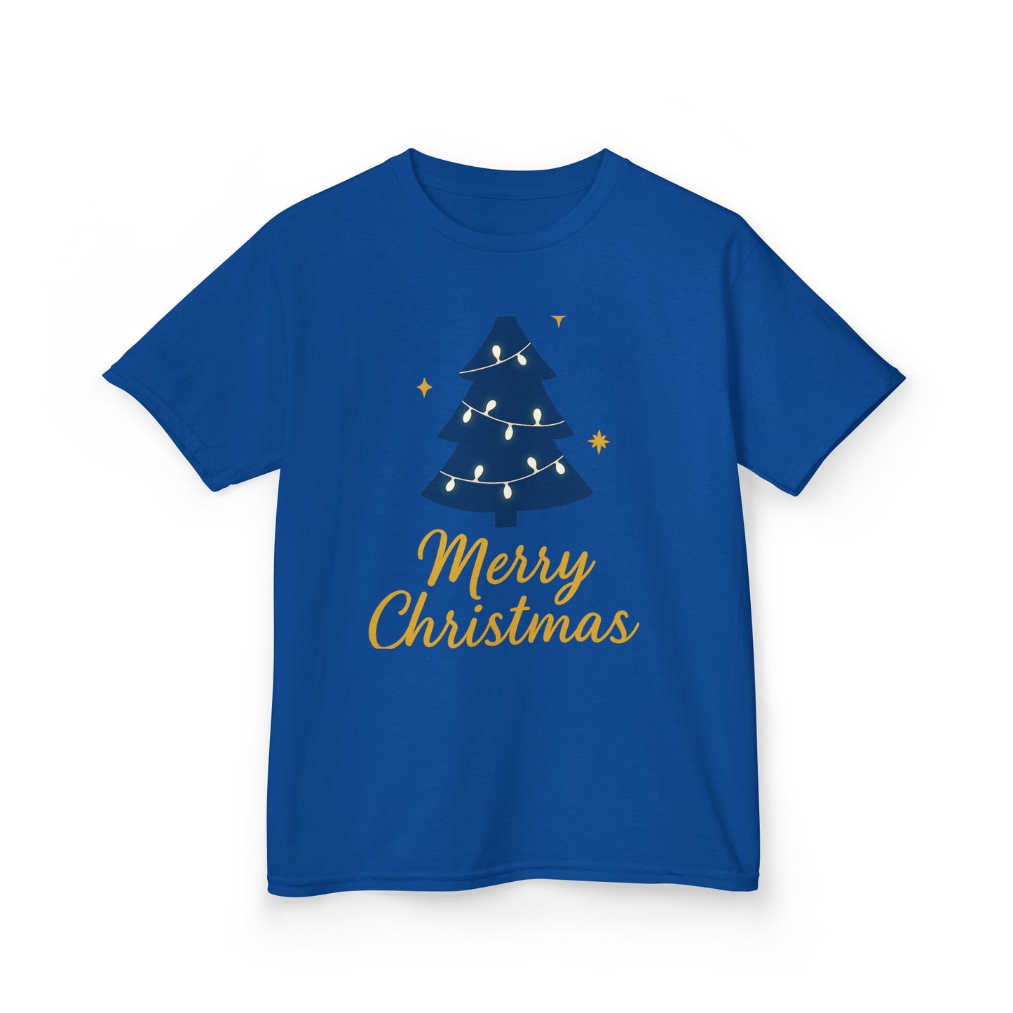 Merry Christmas Kids Heavy Cotton Tee – Christian Holiday Shirt for Children
