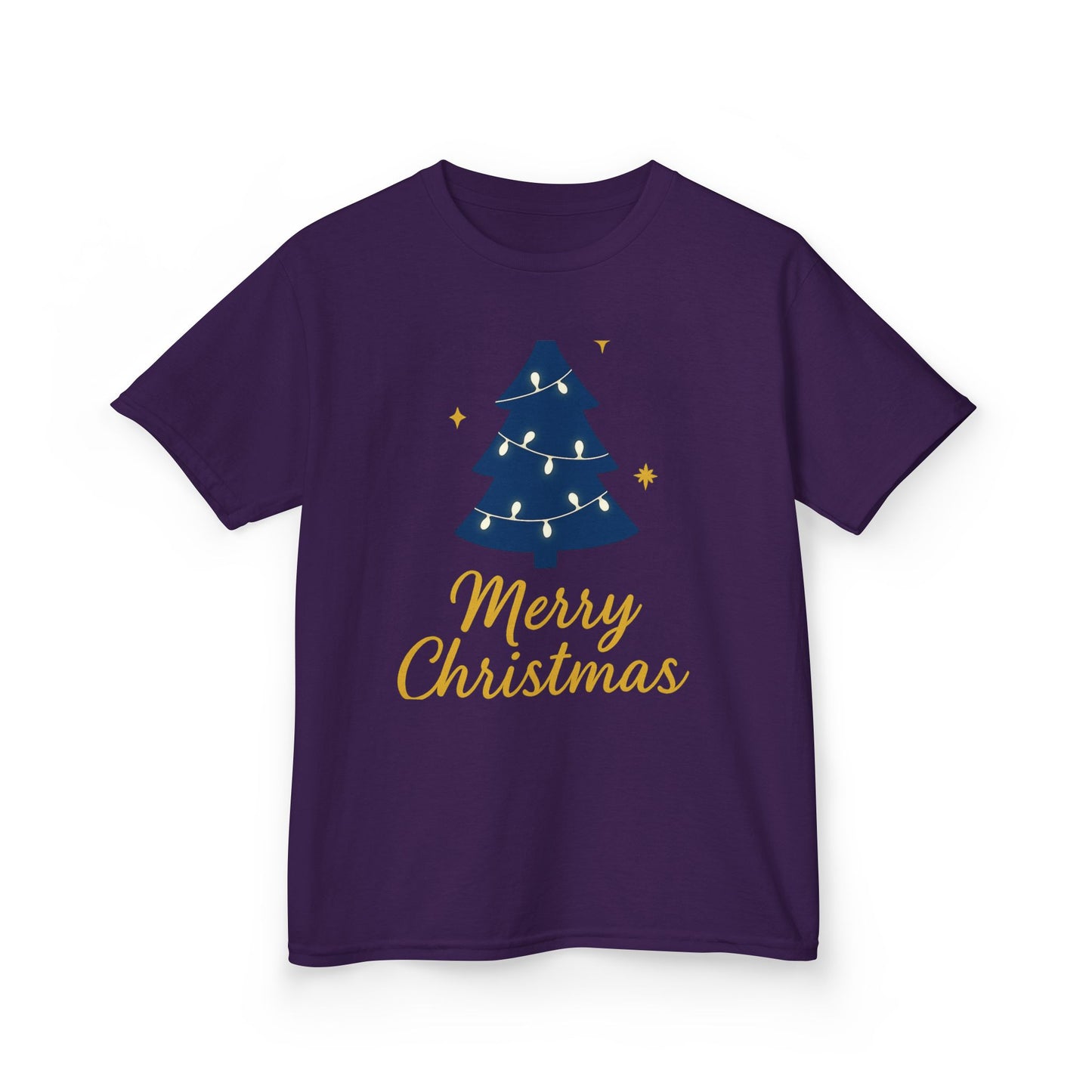 Merry Christmas Kids Heavy Cotton Tee – Christian Holiday Shirt for Children