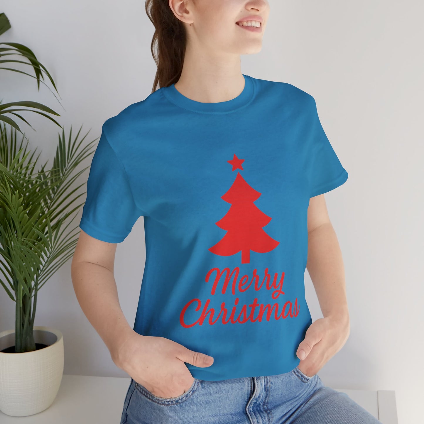 Merry Christmas Unisex Heavy Cotton Tee – Faith-Inspired Holiday Shirt