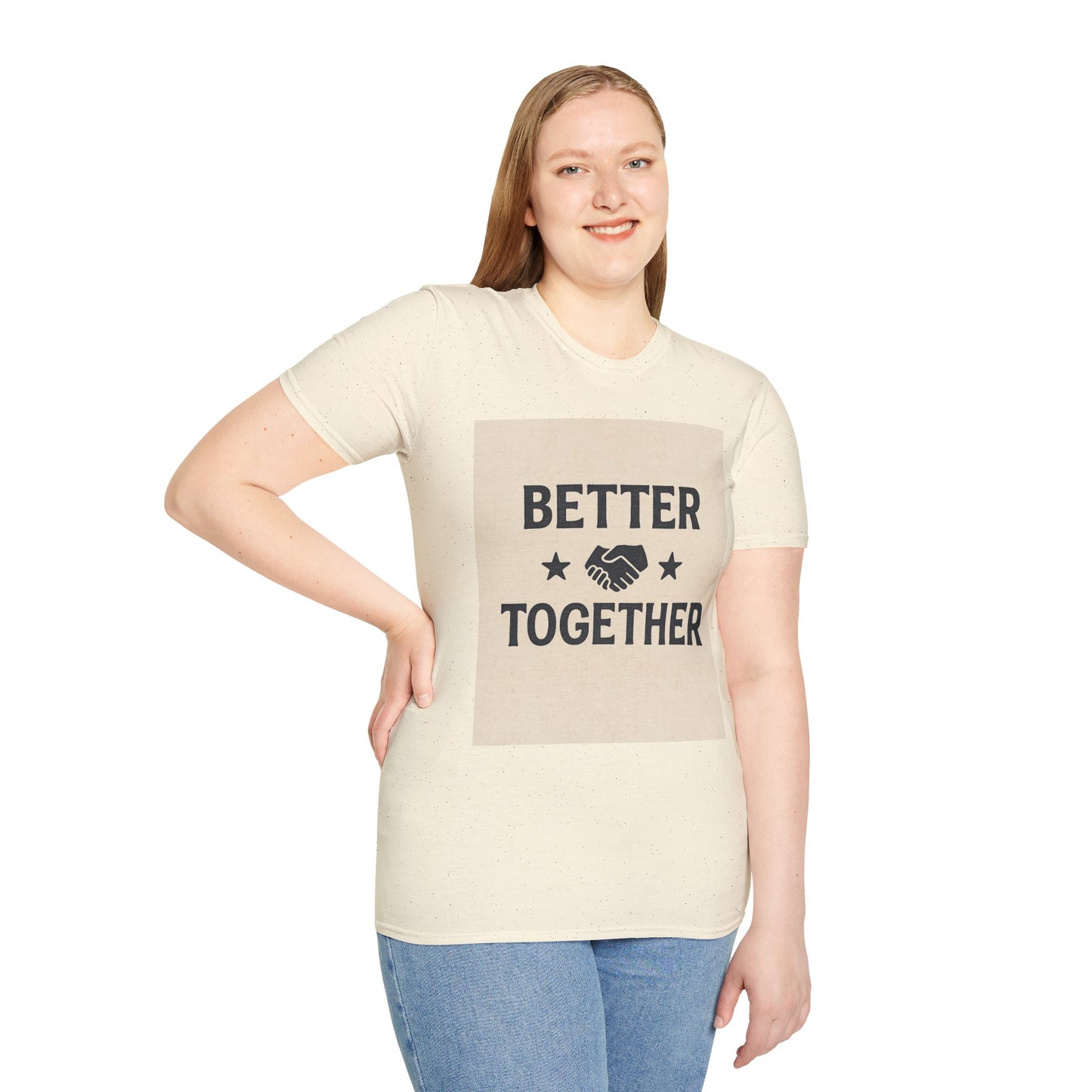Better Together Unisex Softstyle T-Shirt, Friendship Gift Tee, Couples Matching Shirt, Family Reunion Apparel, Quality Printed Top