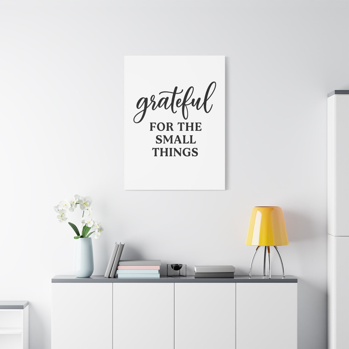 Grateful Wall Art | Inspirational Christian Home Decor-Matte Canvas, Stretched, 1.25"