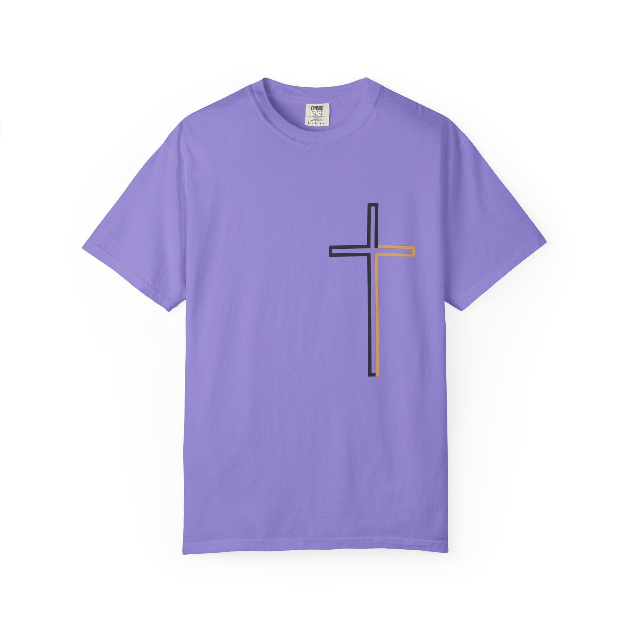 Christian Cross T-Shirt — “There Is Power in the Name of Jesus” Faith Tee | Premium Inspirational Shirt by Lexad Designs