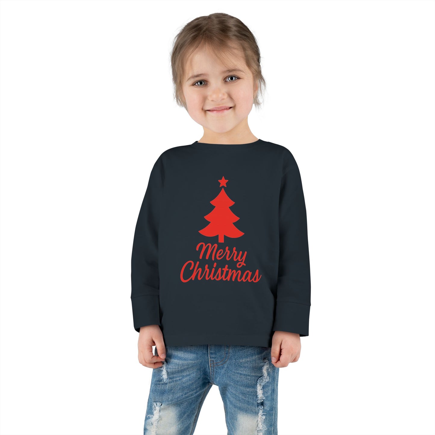 Toddler Christmas Tree Long Sleeve Tee