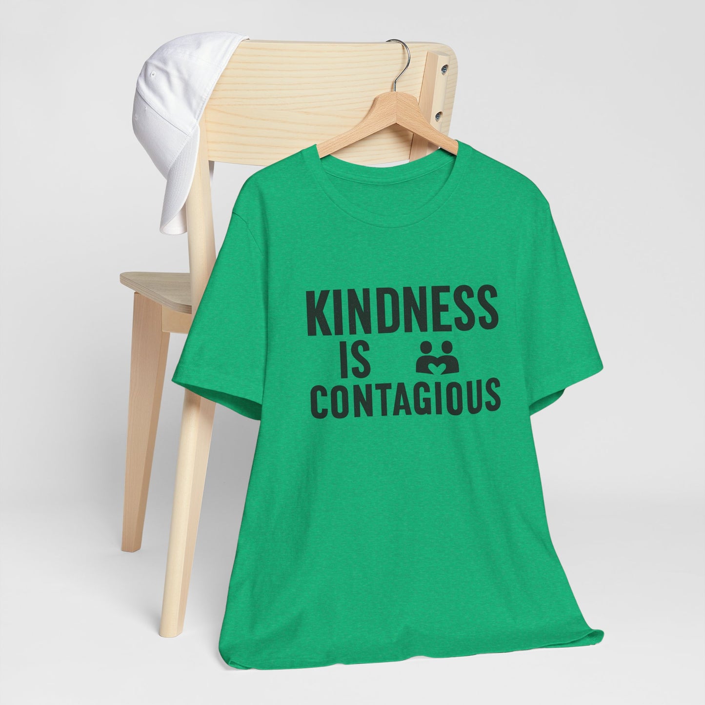 Kindness is Contagious Unisex T-Shirt | Soft Jersey Short Sleeve