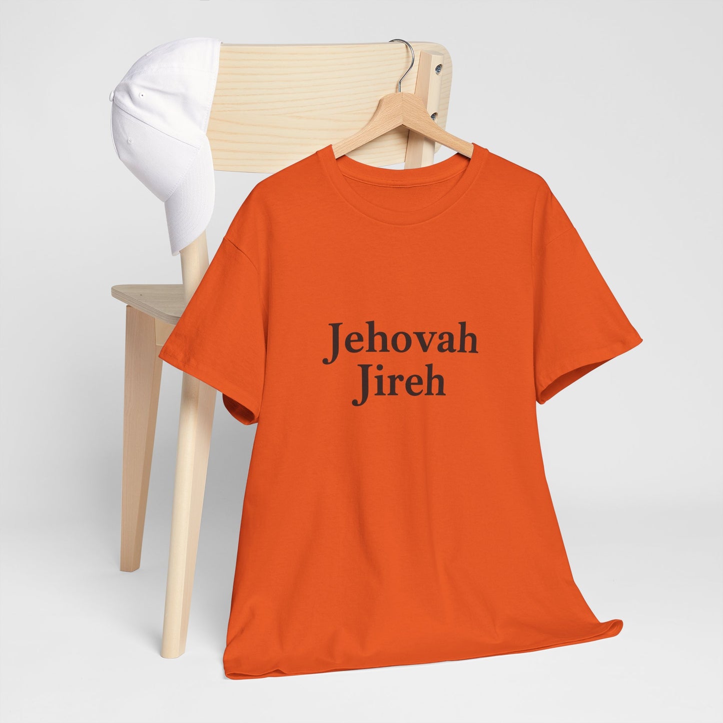 Jehovah Jireh Unisex Heavy Cotton Tee, Inspirational T-Shirt, Faith-Based Apparel, Christian Gift, Everyday Wear