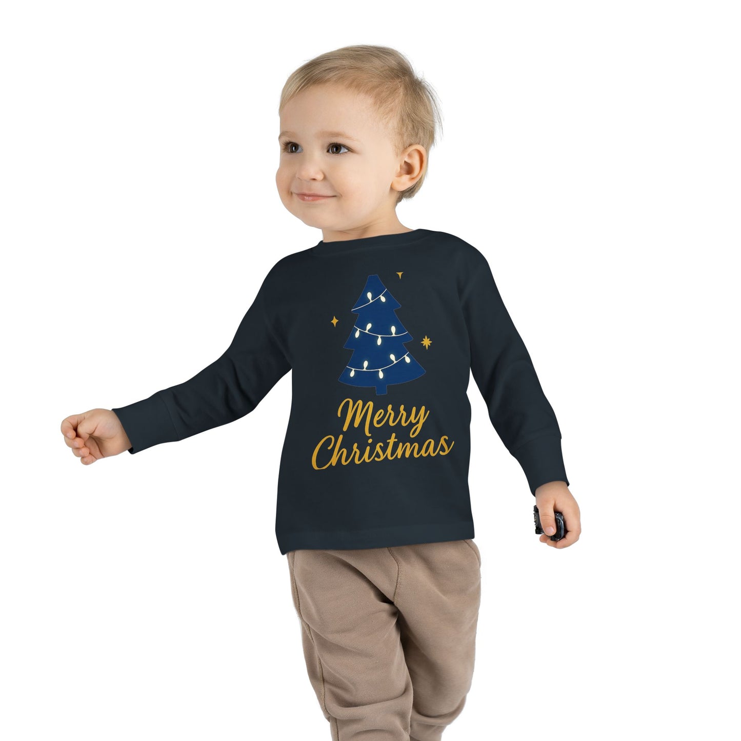 Merry Christmas Toddler Long Sleeve Tee