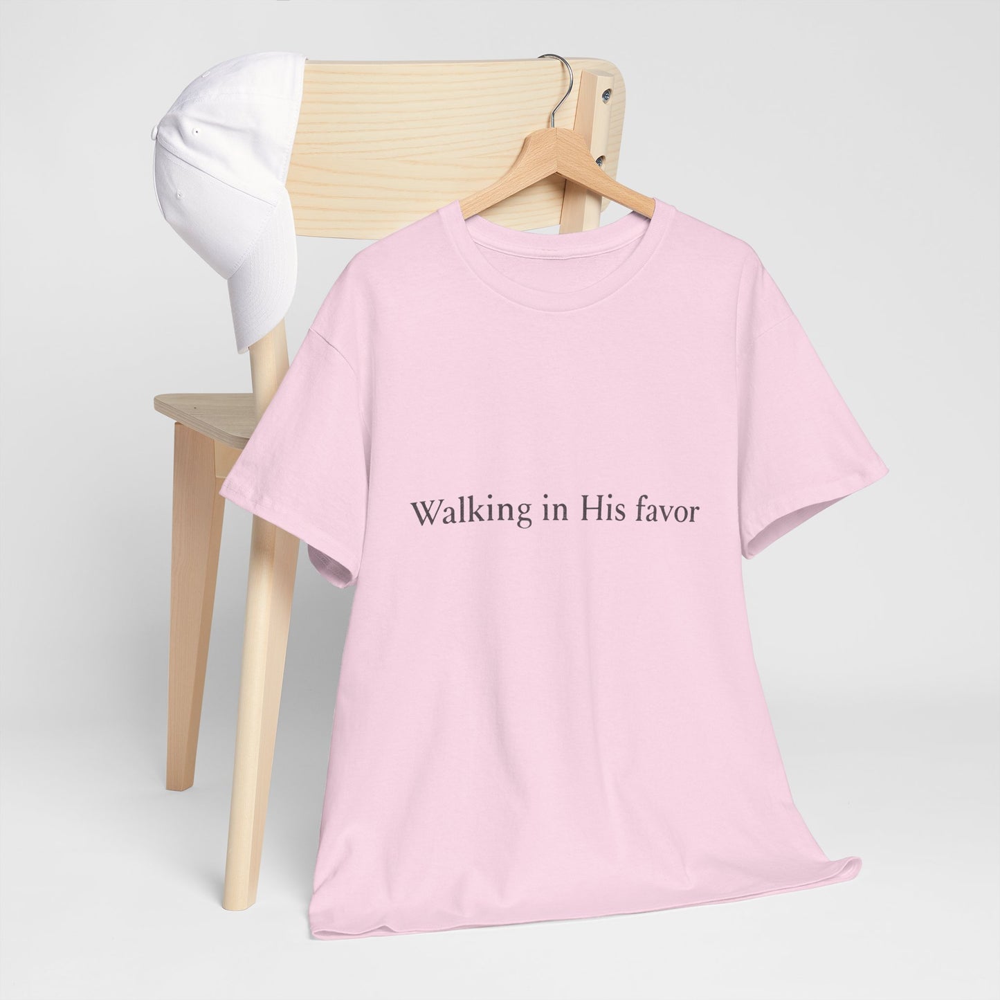 Walking in His Favour T-Shirt – Blessed Christian Unisex Tee