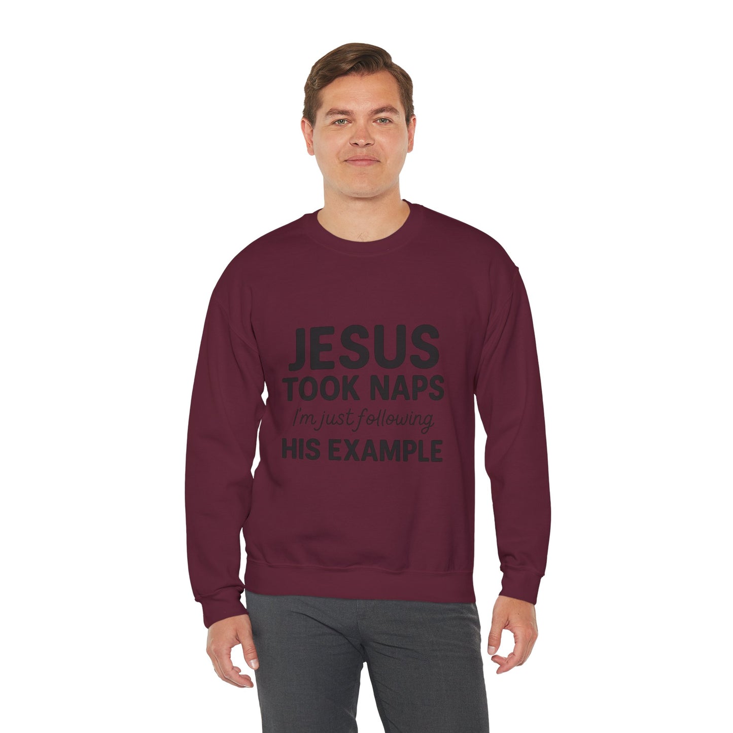 “Jesus Took Naps Sweatshirt – Funny Christian Faith Hoodie for Men & Women | Cozy Faith Apparel”