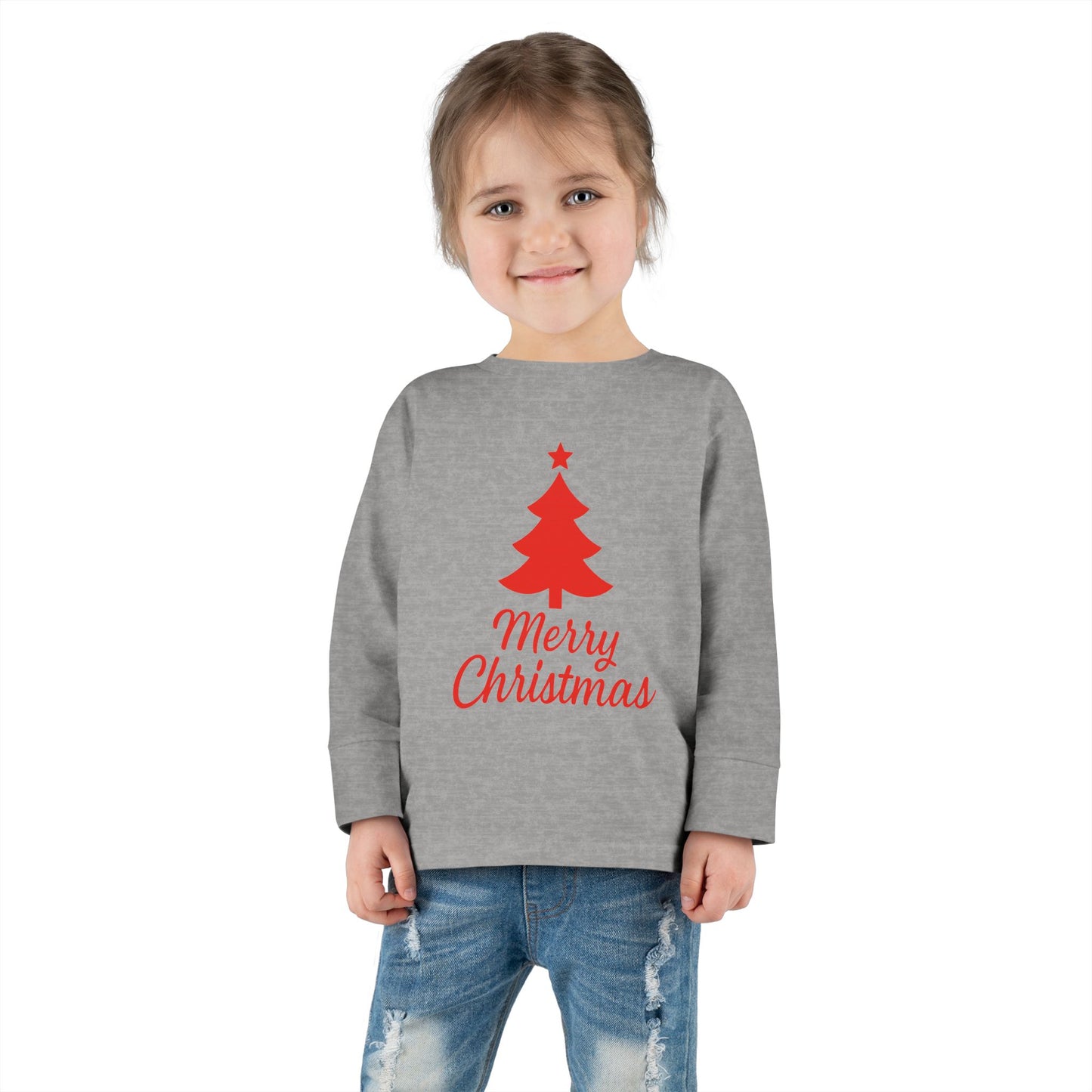 Toddler Christmas Tree Long Sleeve Tee