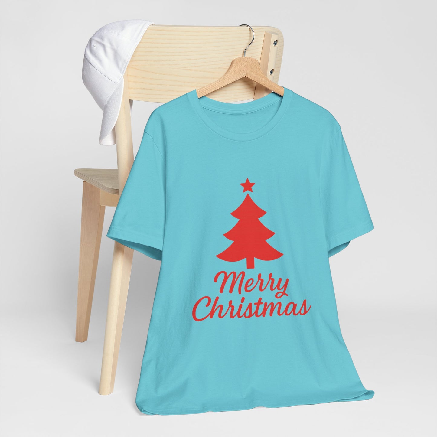 Merry Christmas Unisex Heavy Cotton Tee – Faith-Inspired Holiday Shirt