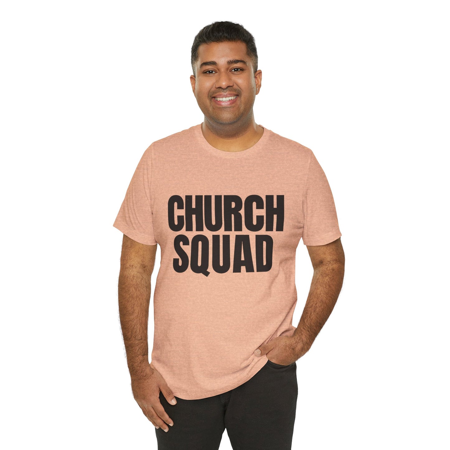 Church Squad Unisex Tee, Christian Apparel, Group Outing Shirt, Faith-Based Gift, Church Events Clothing