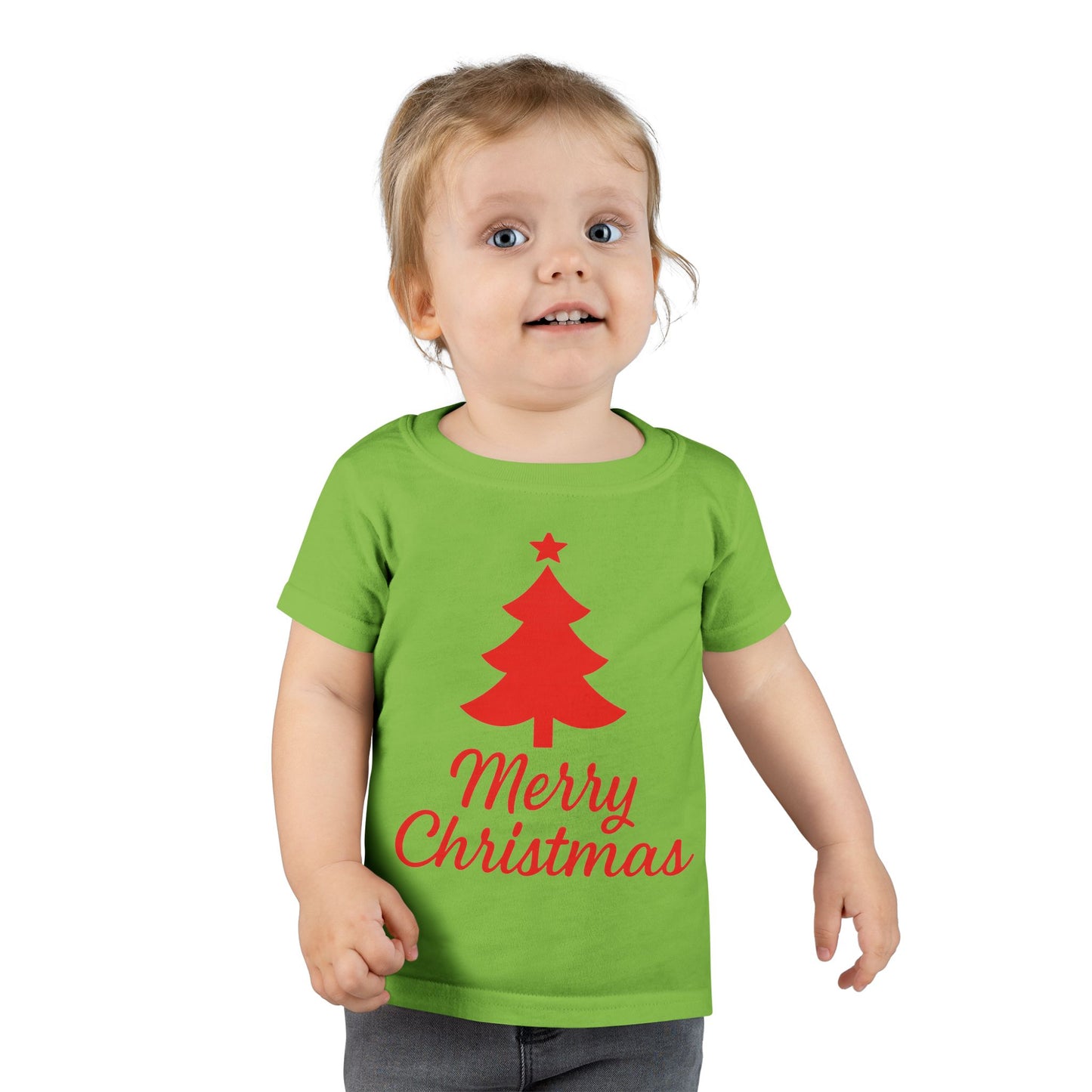 Merry Christmas Toddler T-Shirt – Christian Holiday Tee for Little Ones