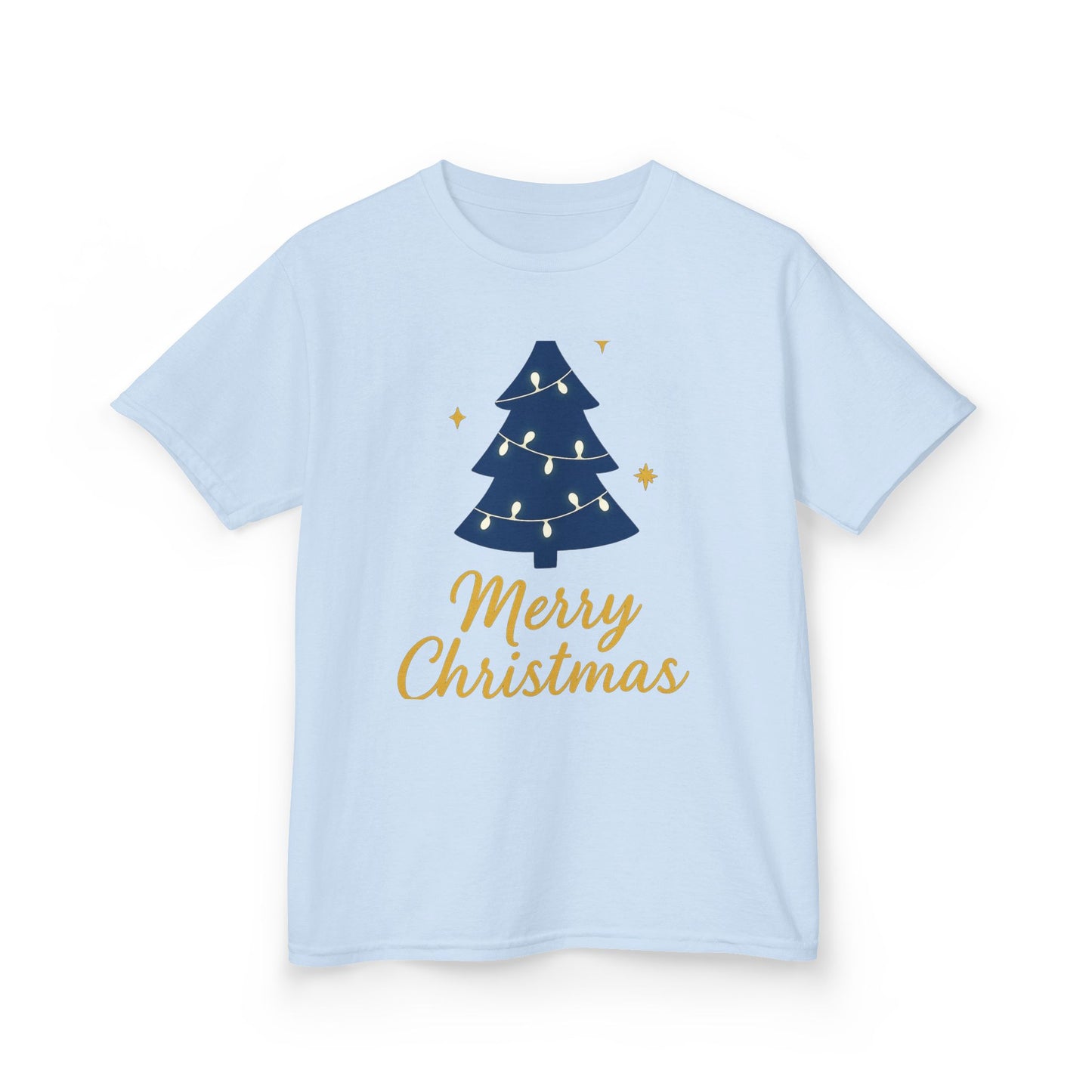 Merry Christmas Kids Heavy Cotton Tee – Christian Holiday Shirt for Children