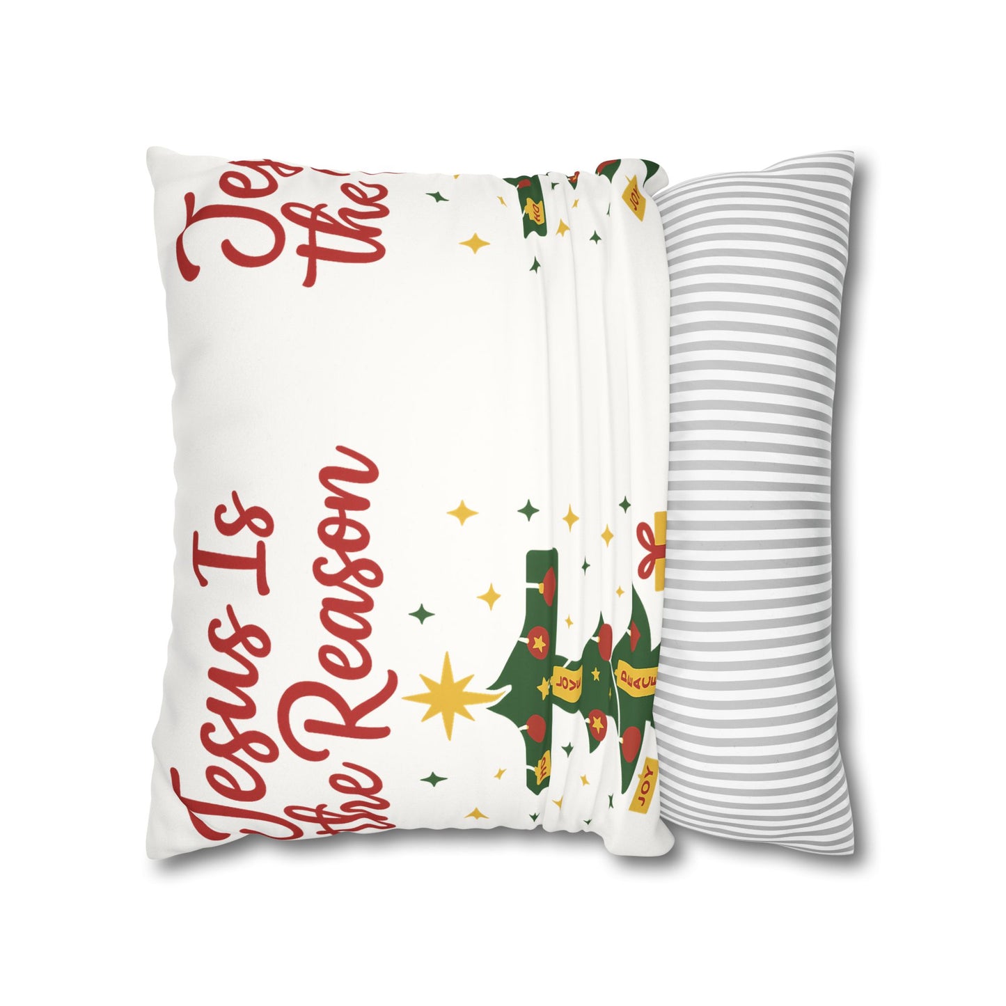 Christmas Decorative Pillowcase - Jesus Is the Reason