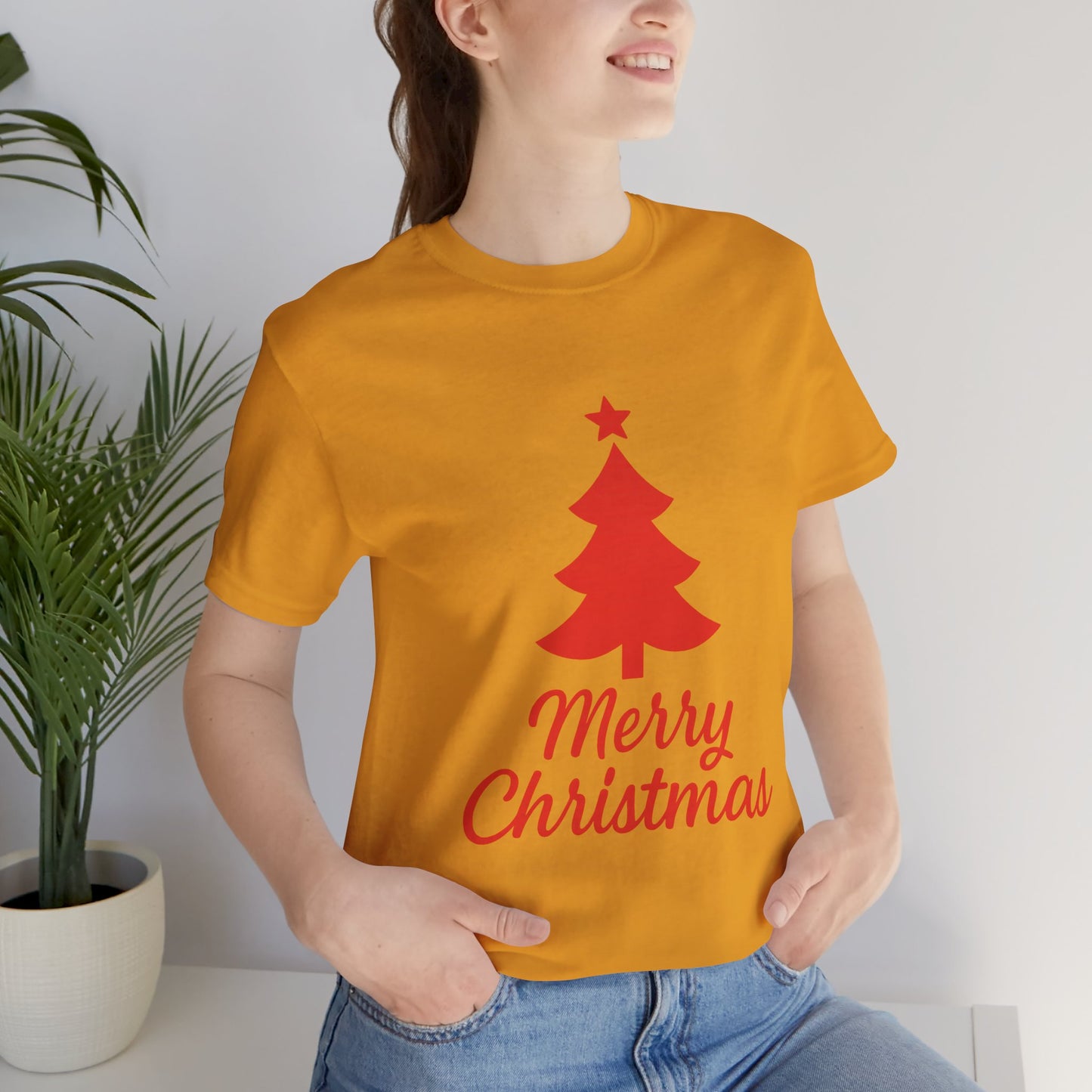 Merry Christmas Unisex Heavy Cotton Tee – Faith-Inspired Holiday Shirt