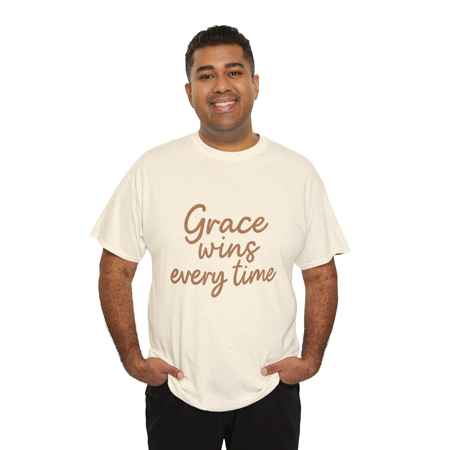 Grace Wins Every Time T-Shirt – Inspirational Christian Unisex Tee