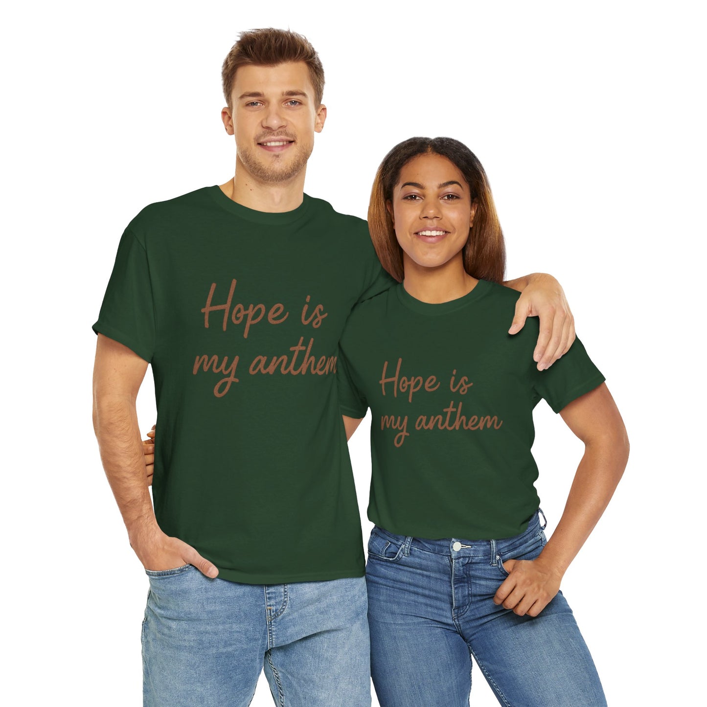 Hope Is My Anthem T-Shirt – Inspirational Christian Unisex Tee