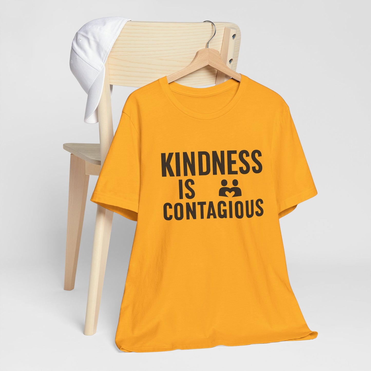 Kindness is Contagious Unisex T-Shirt | Soft Jersey Short Sleeve