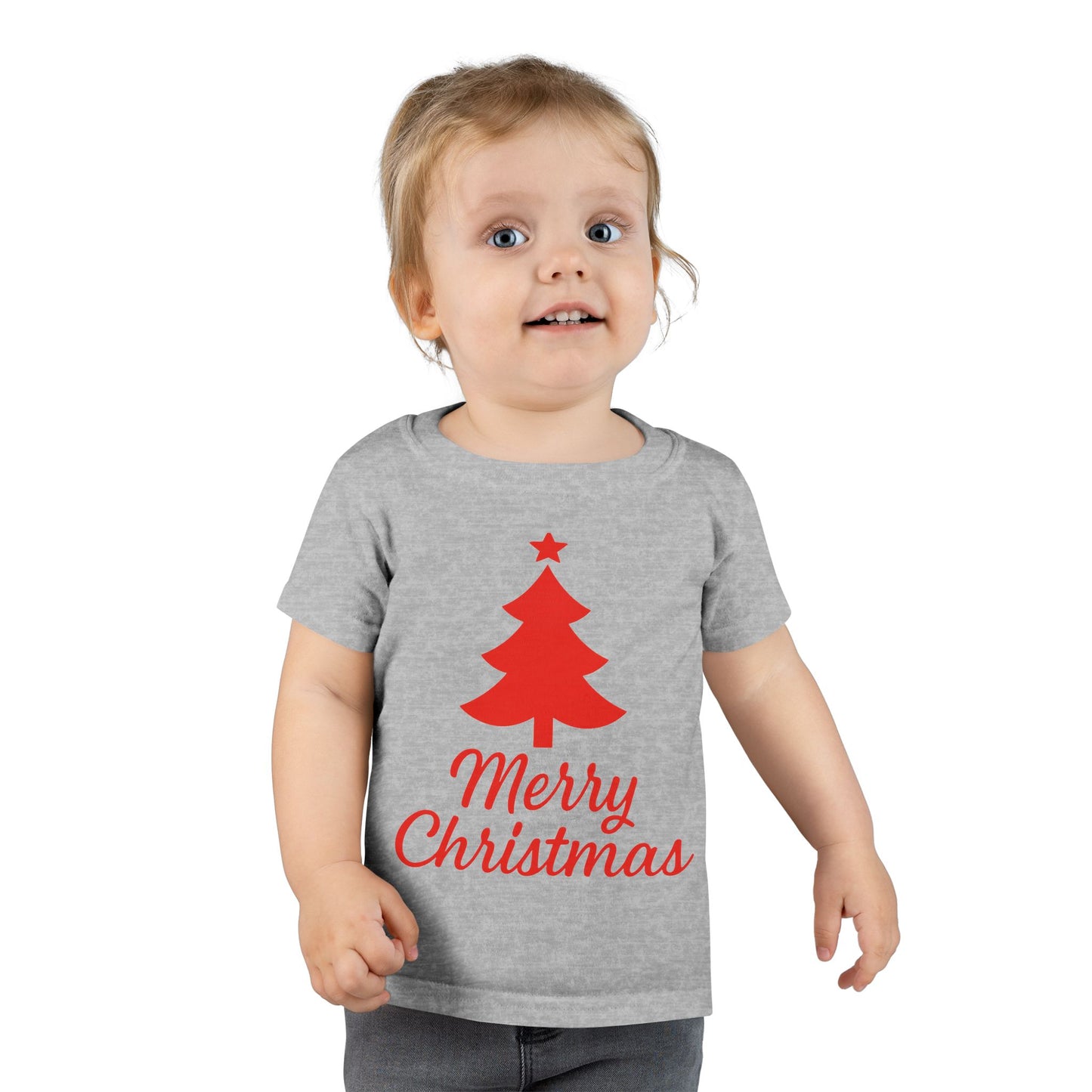 Merry Christmas Toddler T-Shirt – Christian Holiday Tee for Little Ones