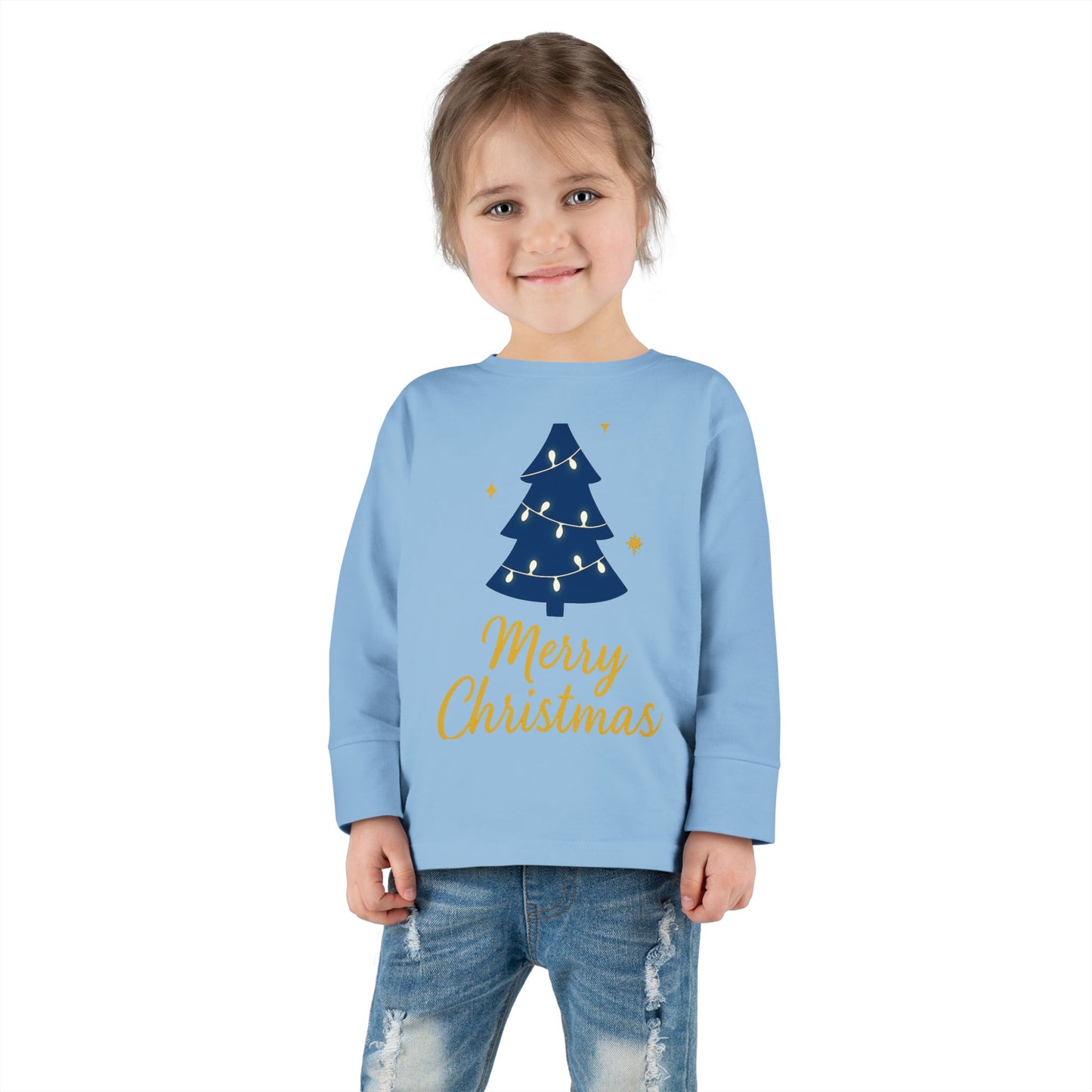 Merry Christmas Toddler Long Sleeve Tee