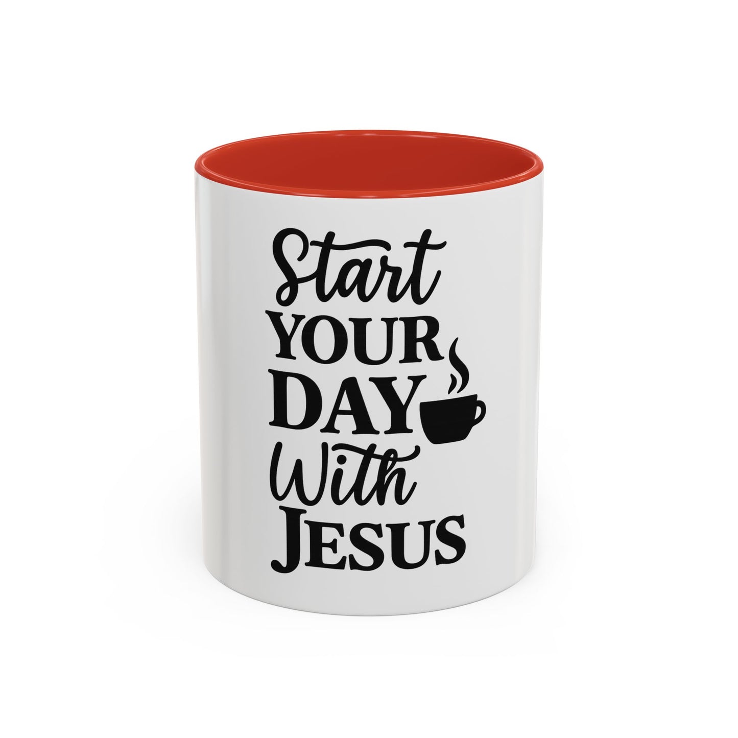 Christian Coffee Mug – Start Your Day with Jesus