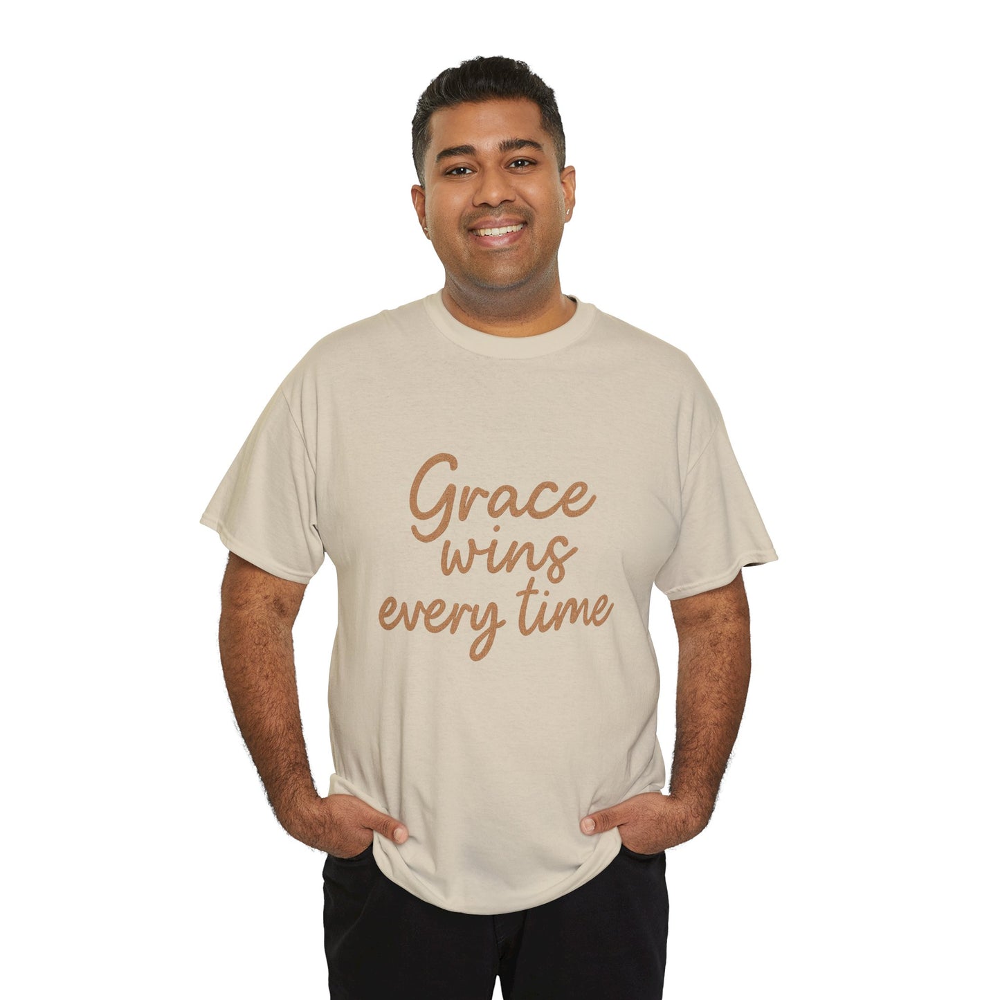 Grace Wins Every Time T-Shirt – Inspirational Christian Unisex Tee