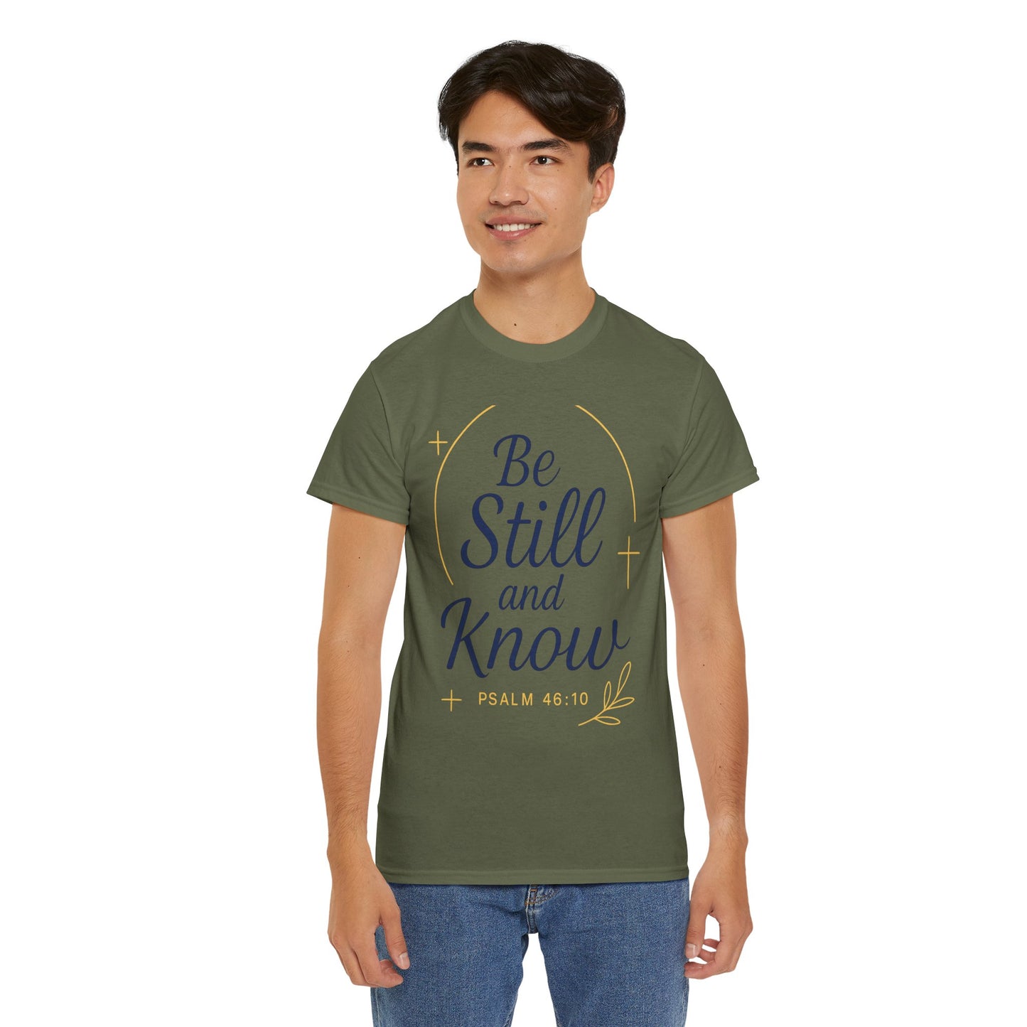 Unisex Heavy Cotton Tee - Be Still and Know Shirt, Inspirational Apparel for Mindfulness, Perfect Gift for Spiritual Gatherings, Bible [...]
