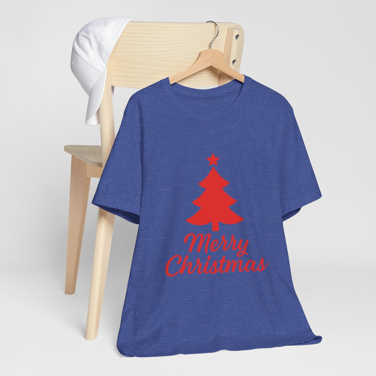Merry Christmas Unisex Heavy Cotton Tee – Faith-Inspired Holiday Shirt