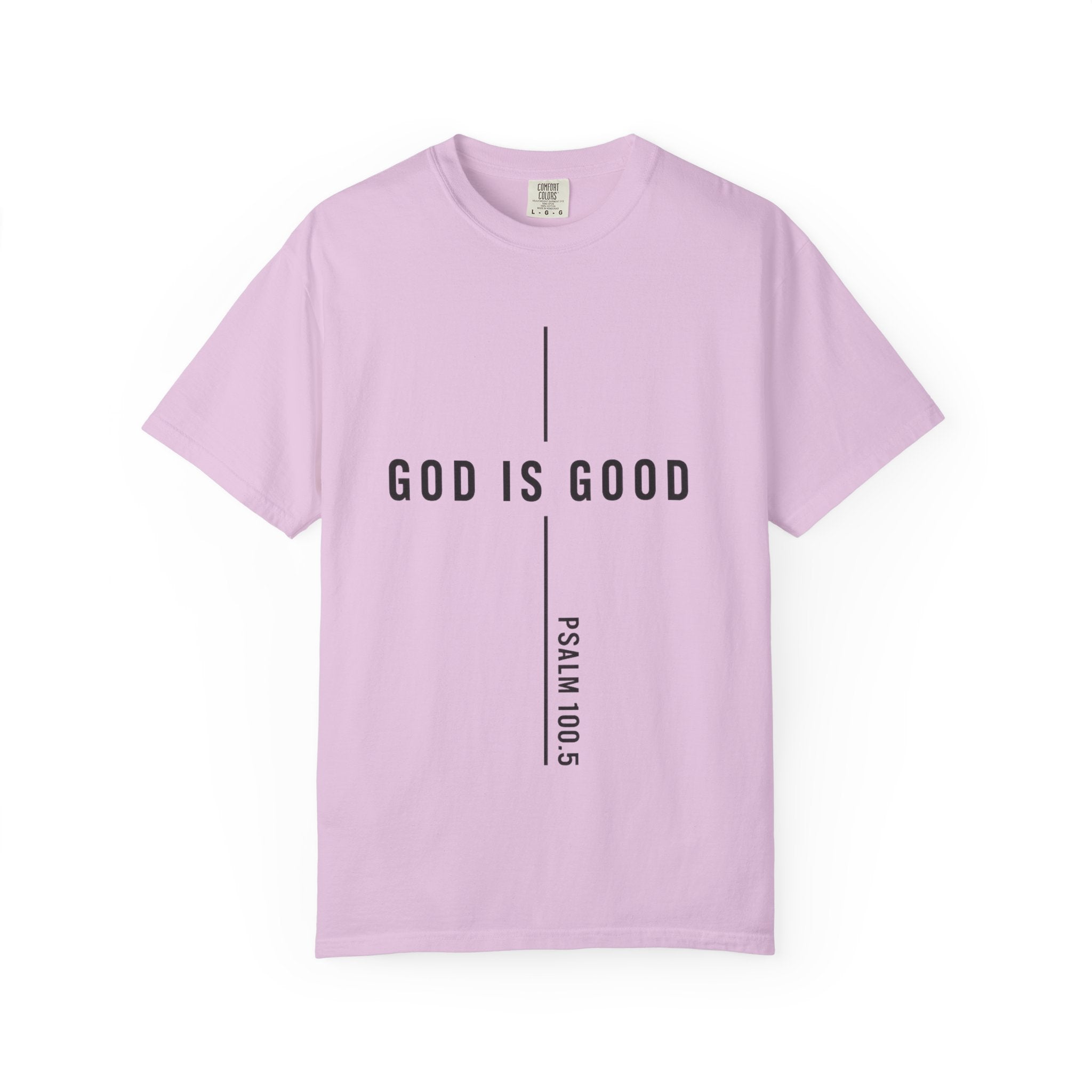 God Is Good – Psalm 100:5” Faith Tee – Premium Comfort Colors® Vintage Christian Shirt | Lexad Designs