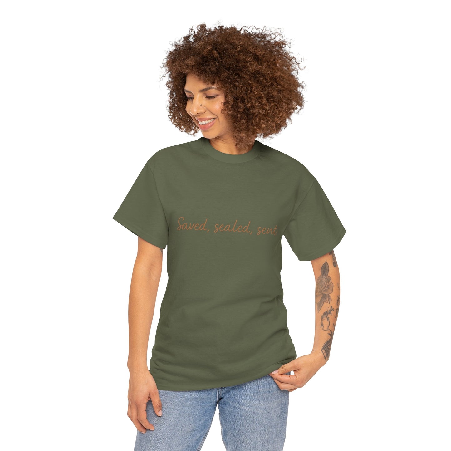 Saved. Sealed. Sent. T-Shirt – Bold Christian Mission Unisex Tee