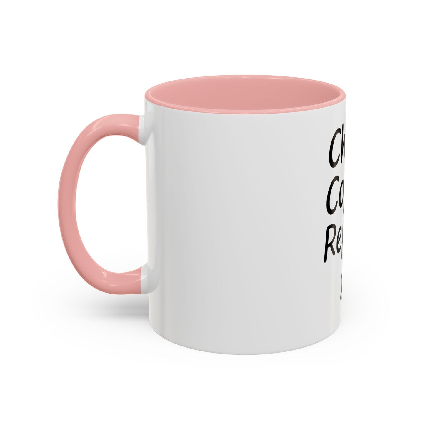 Christ Coffee Repeat Accent Mug | Christian Coffee Cup | 11oz