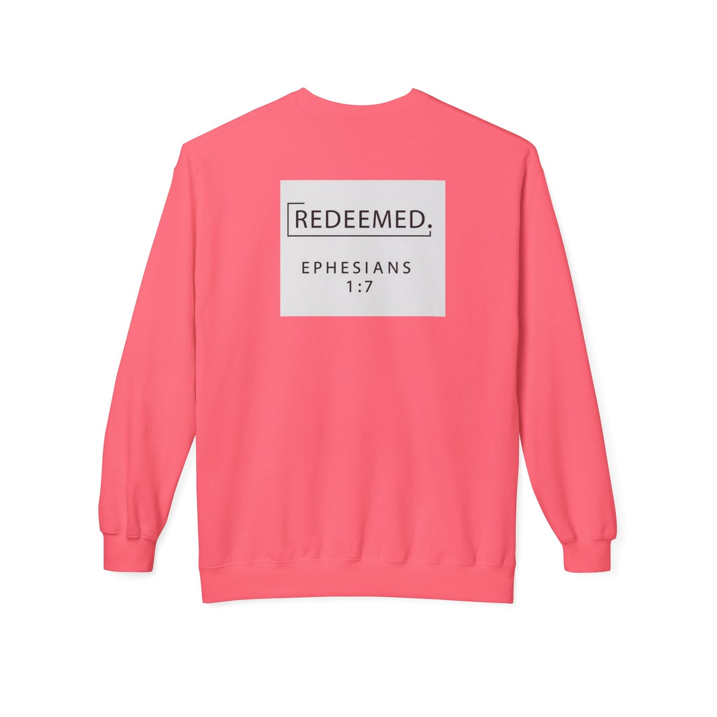 “Redemed” Crewneck Sweatshirt – Unisex Christian Apparel