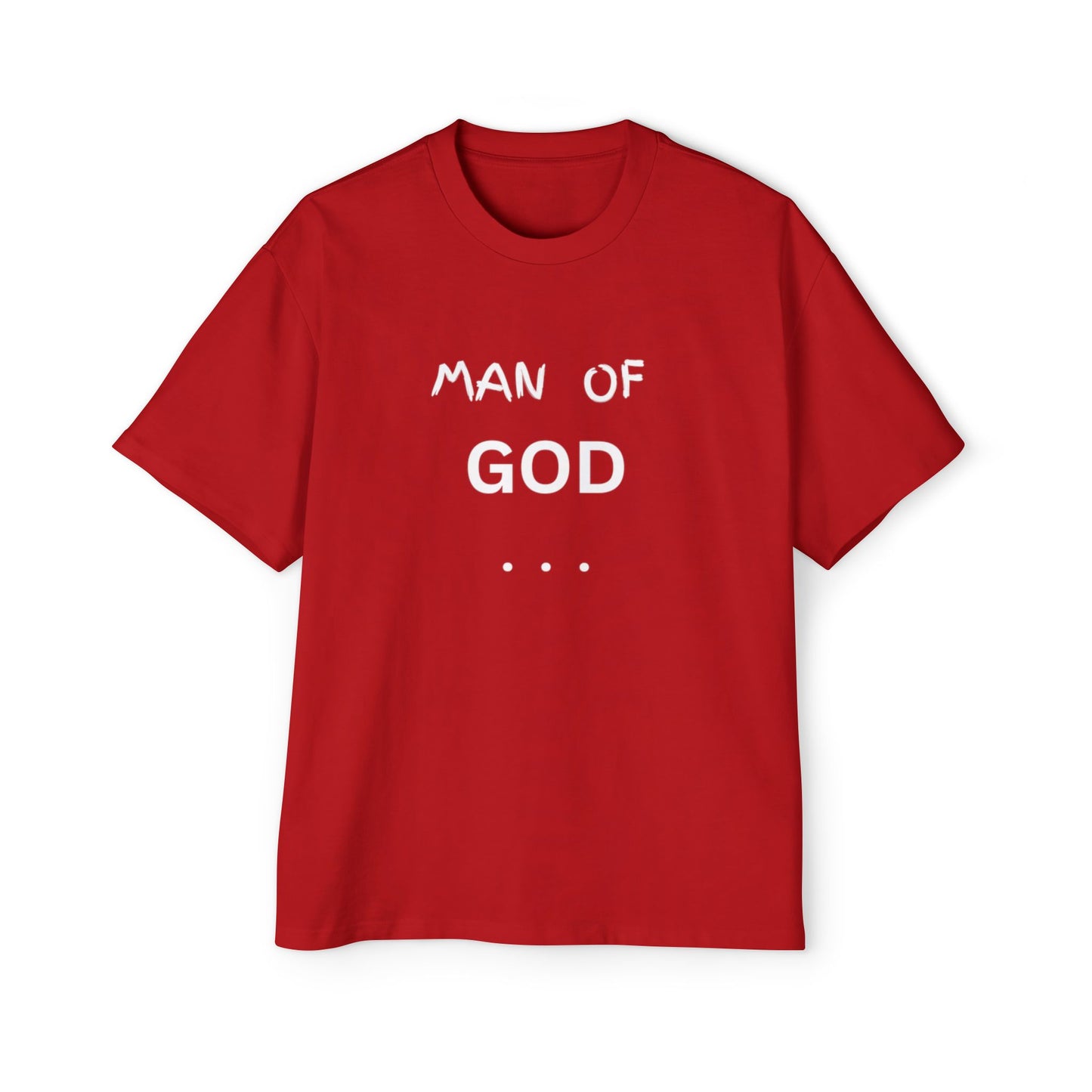 Christian Men’s T-Shirt – Bold “Man of God” Faith Tee
